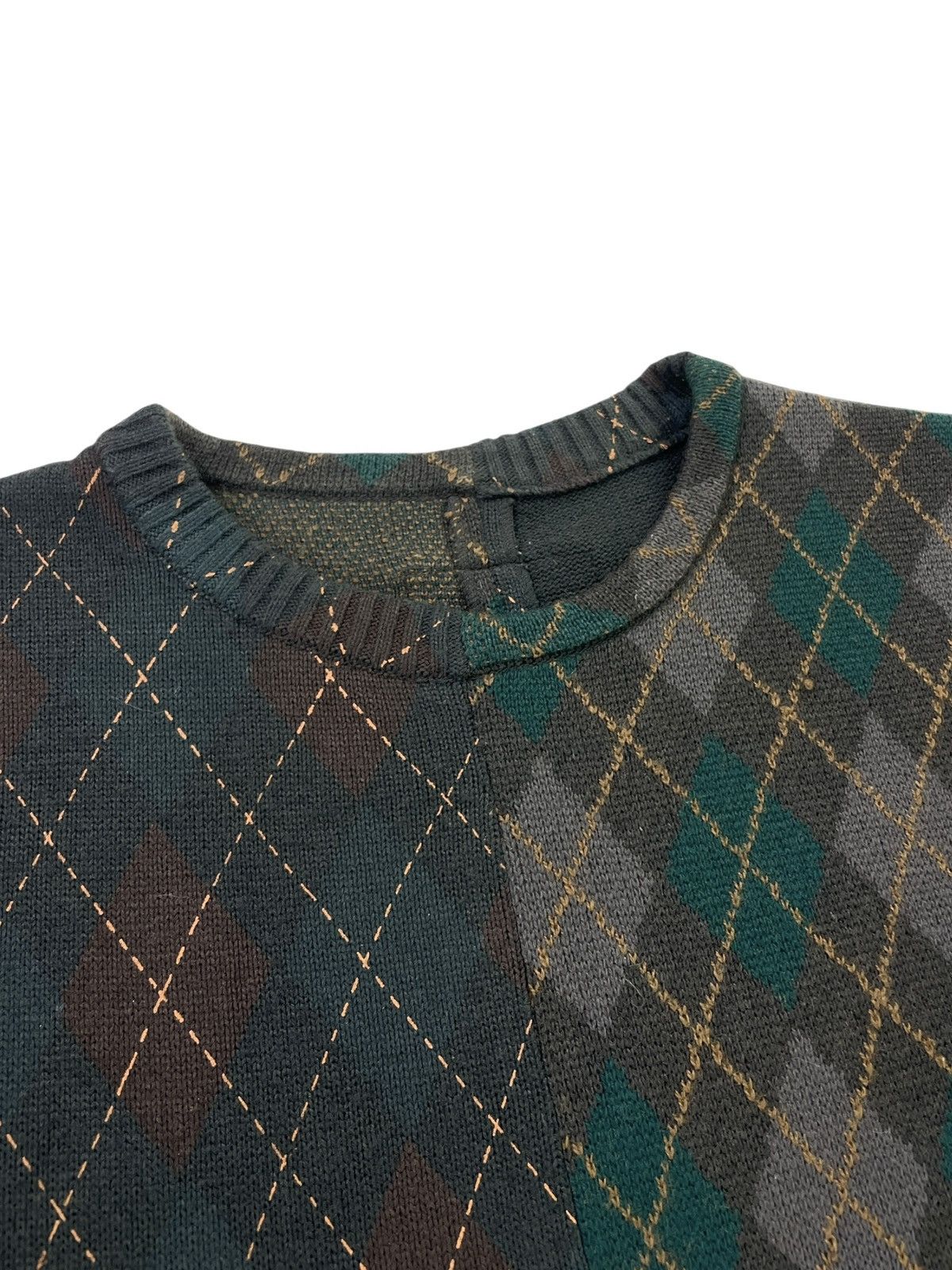 Undercover 00AW Melting Pot - Hybrid Split Knit Sweater Size US L / EU 52-54 / 3 - 11 Thumbnail