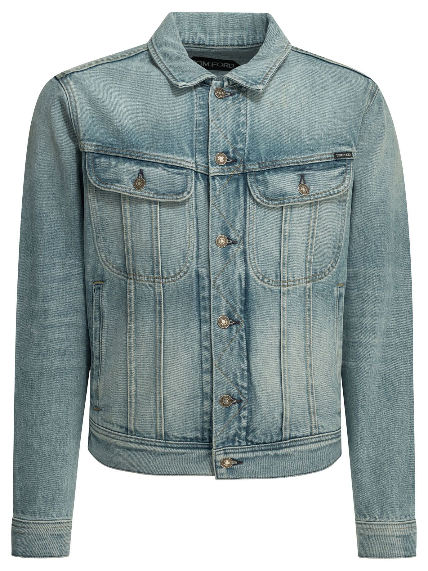 Tom Ford Tom Ford Icon Denim Jacket tag size M Men - USA Duties Paid Size US M / EU 48-50 / 2 - 1 Thumbnail