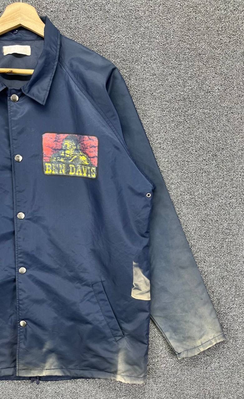 Ben Davis Vintage Ben Davis Spell Out Trashed Light Jacket Size US L / EU 52-54 / 3 - 5 Thumbnail