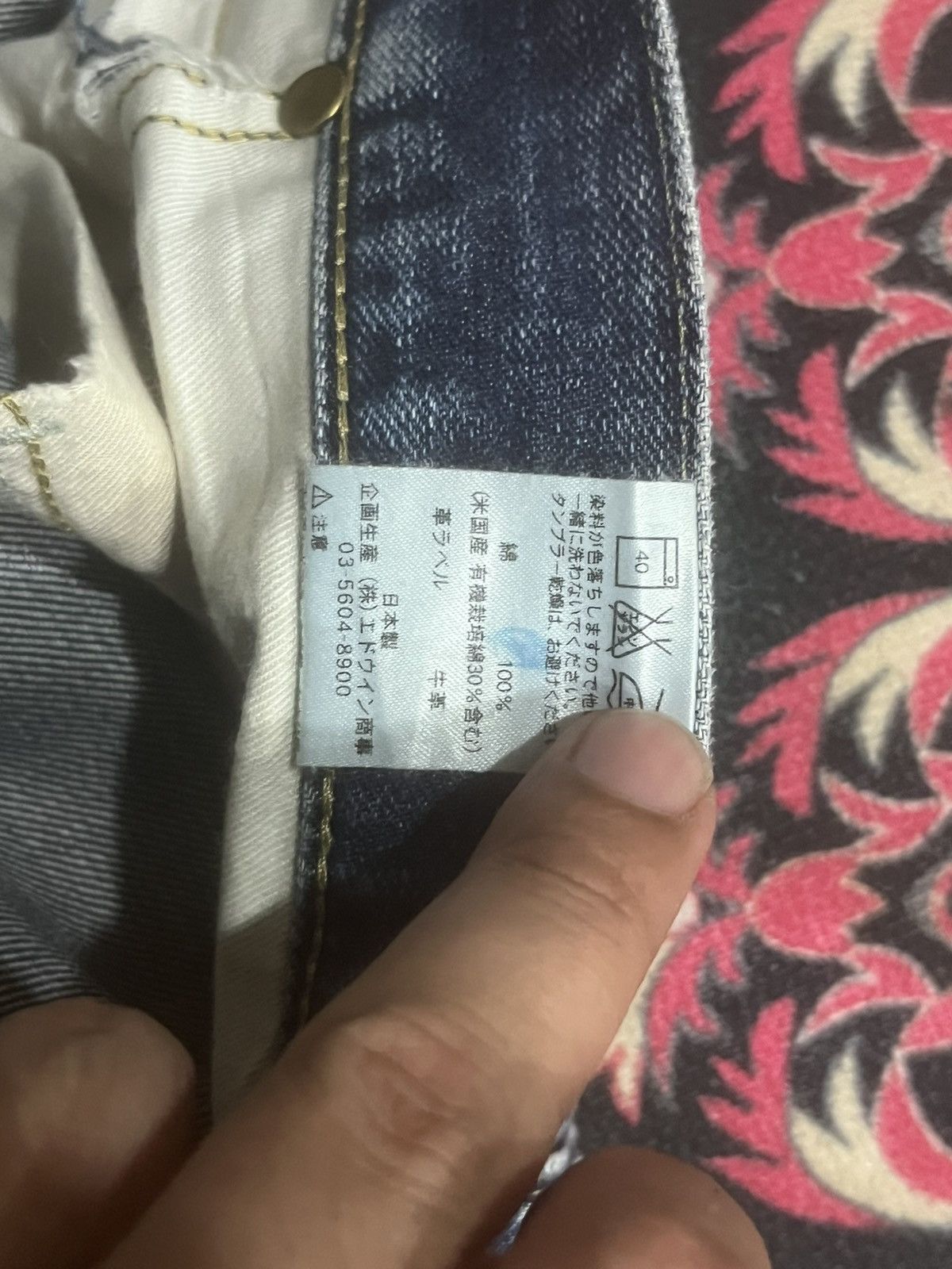 Lee Vintage Japan Lee Rider Blue Faded Wash Distress Flare Jeans Size US 32 / EU 48 - 19 Thumbnail