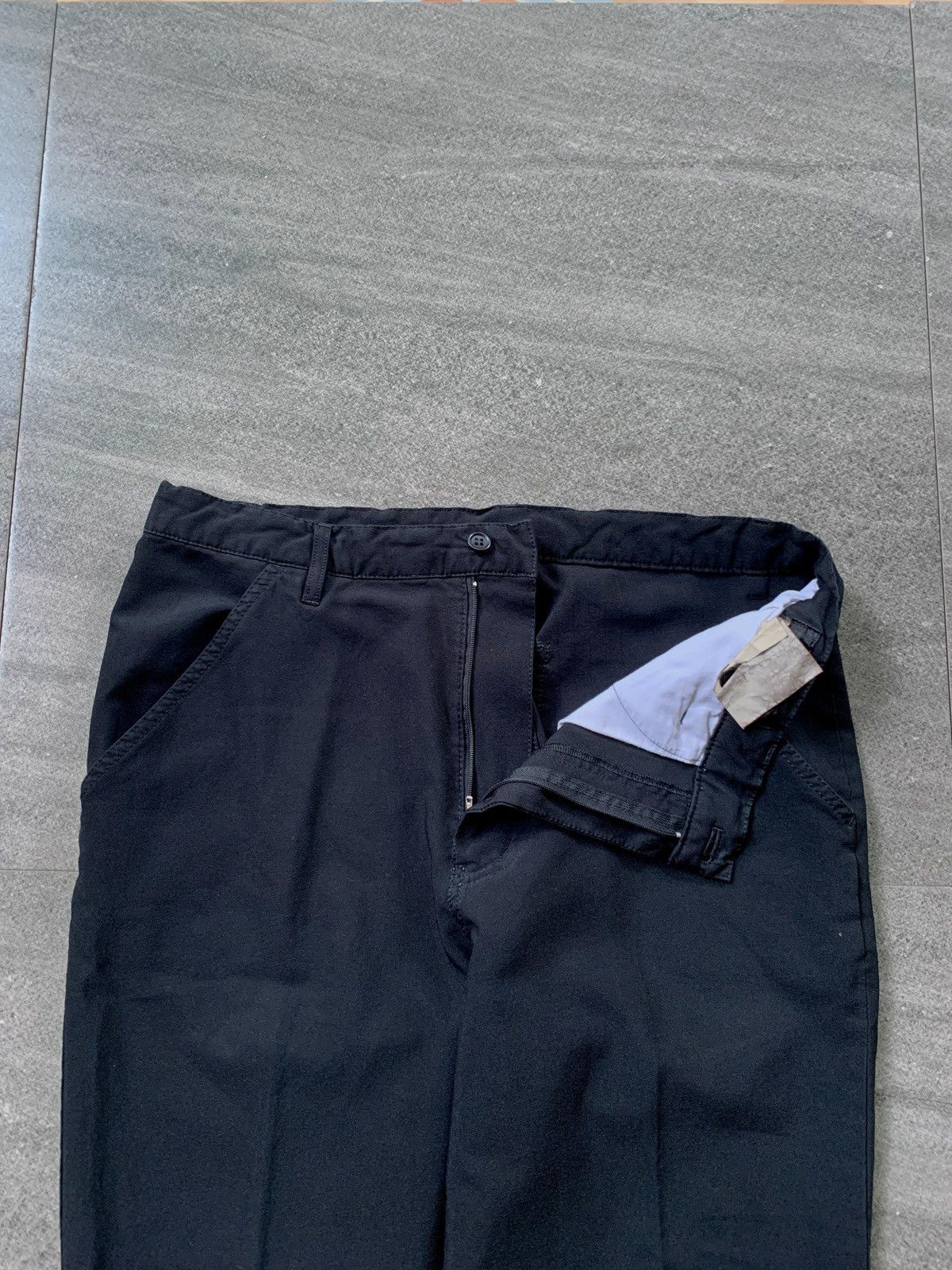 Comme des Garcons Black FREE TAX! CDG Black Cuffed Cropped Trousers Size US 31 - 7 Thumbnail