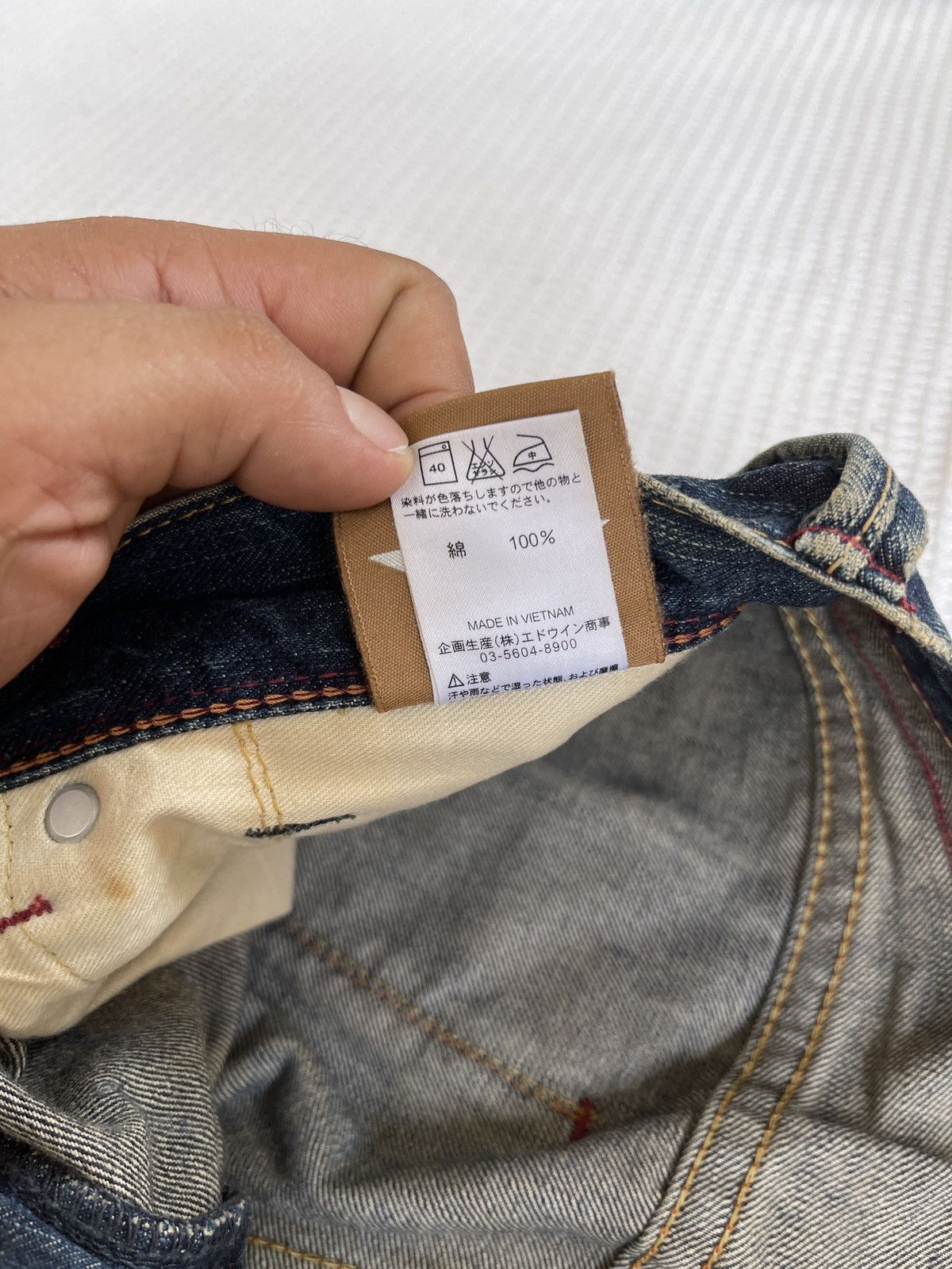 Japanese Brand RARE🔥 LIBERTO Distressed Denime Jeans Size US 35 - 12 Thumbnail