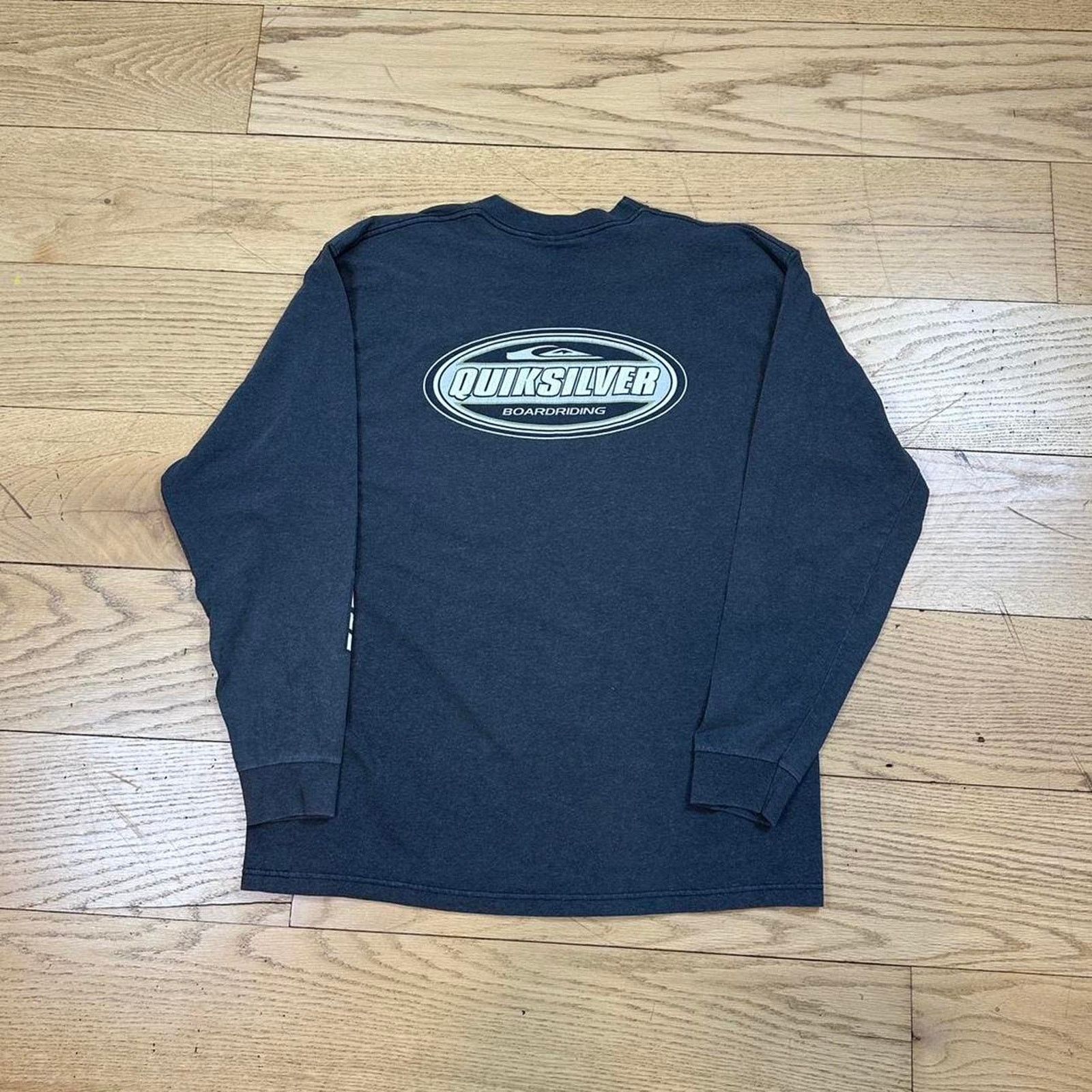 Quiksilver × Vintage Vintage Quiksilver Long Sleeve T-shirt Size US XL / EU 56 / 4 - 2 Thumbnail