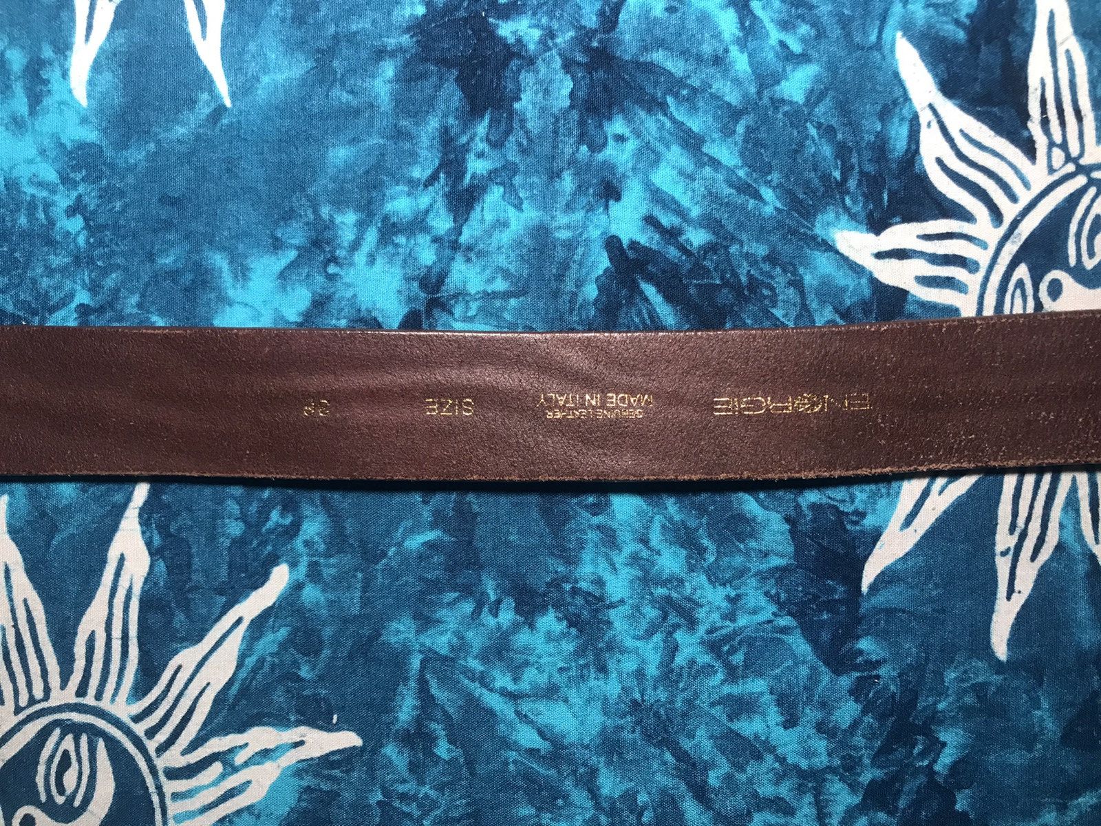 Energie Y2K Vintage Leather Belt Rodeo ENERGIE Size 32 - 12 Thumbnail
