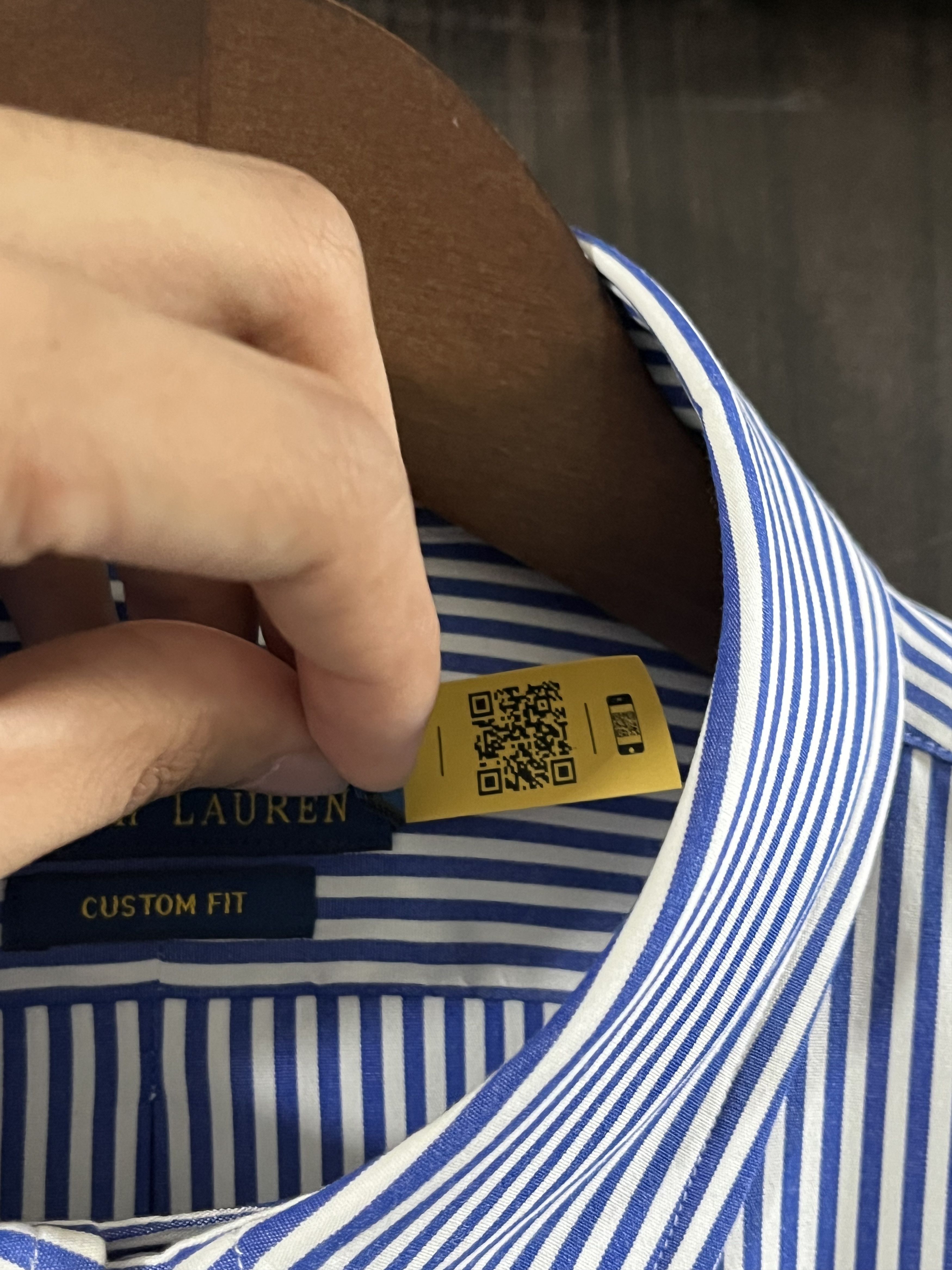 Polo Ralph Lauren Polo Ralph Lauren Custom Fit Stretch Poplin Shirt Size US L / EU 52-54 / 3 - 4 Thumbnail