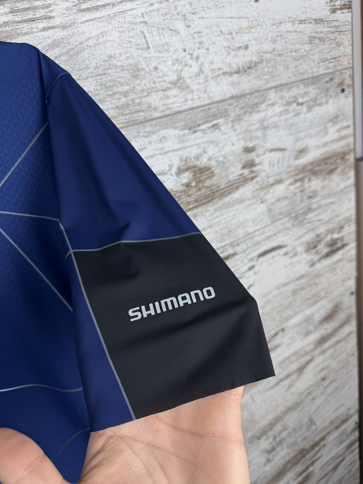 Vintage Mens Shimano Breakaway Jersey cycling size M blue Sample Size US M / EU 48-50 / 2 - 5 Thumbnail