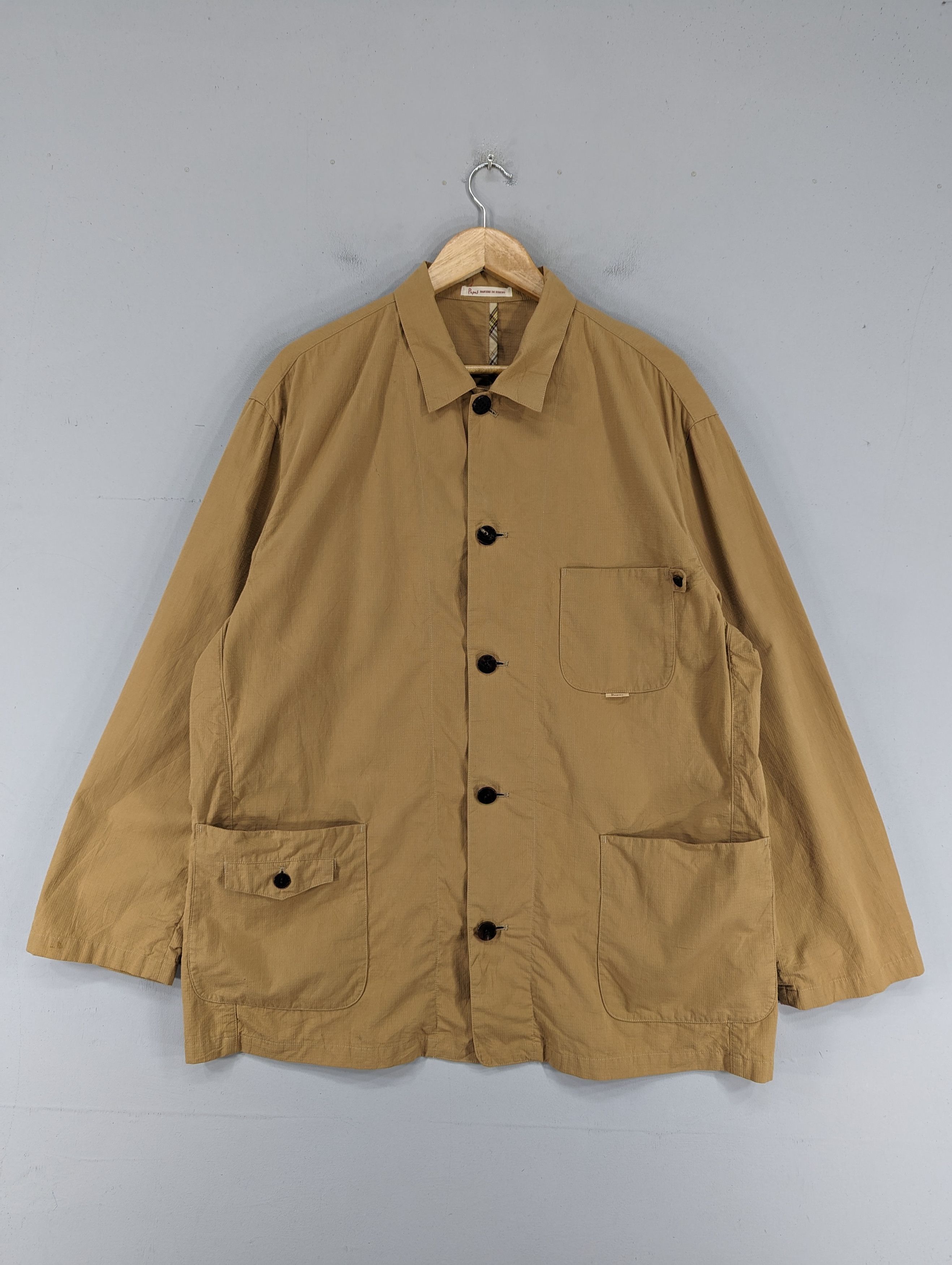 image of Issey Miyake x Vintage Papas Maniere De Heming Button Ups Over Shirt Jacket, Men's (Size Medium)