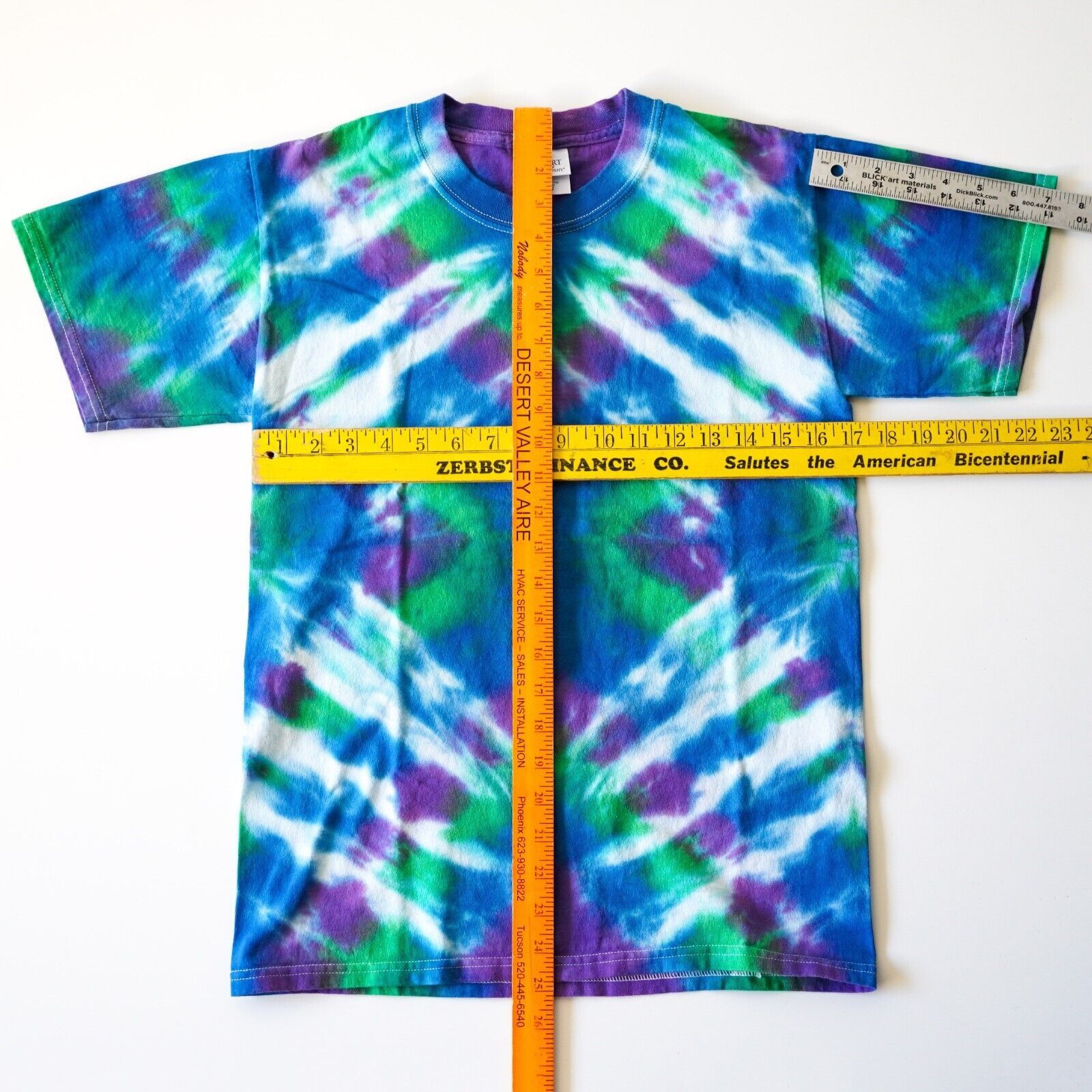 Other Water Wave Diamond Swirl Tie Dye Short Sleeve T-Shirt Small Size US S / EU 44-46 / 1 - 5 Thumbnail