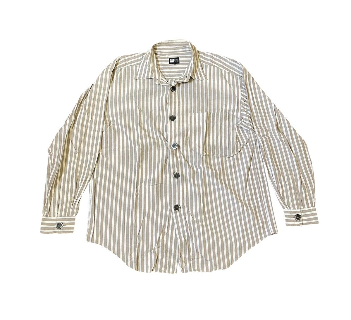 Issey Miyake Issey miyake striped big buttons relaxed button up shirt Size US M / EU 48-50 / 2 - 1 Thumbnail