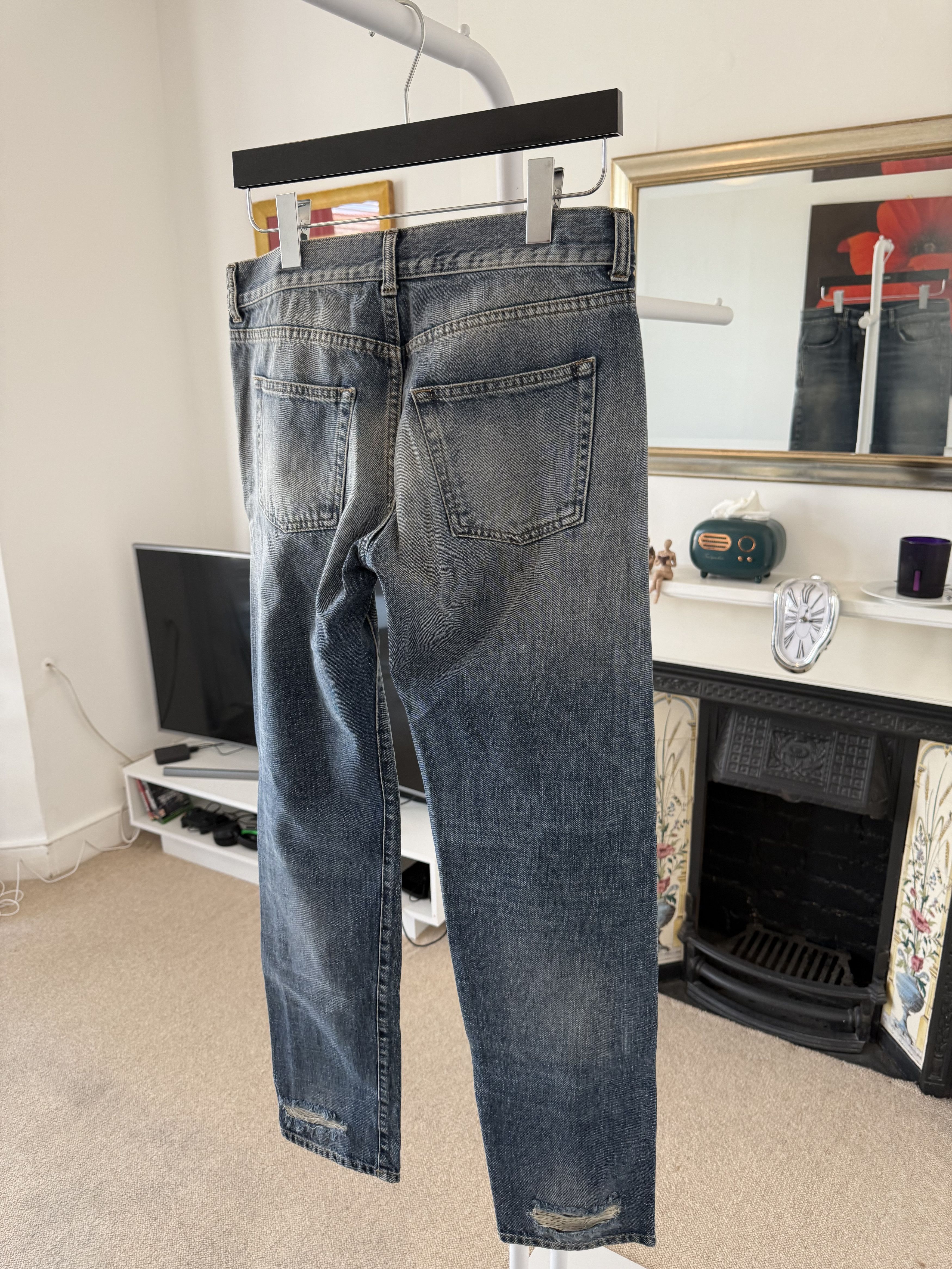 Saint Laurent Paris FW17 Saint Laurent D23 Destroyed Denim Size 30" / US 8 / IT 44 - 2 Thumbnail