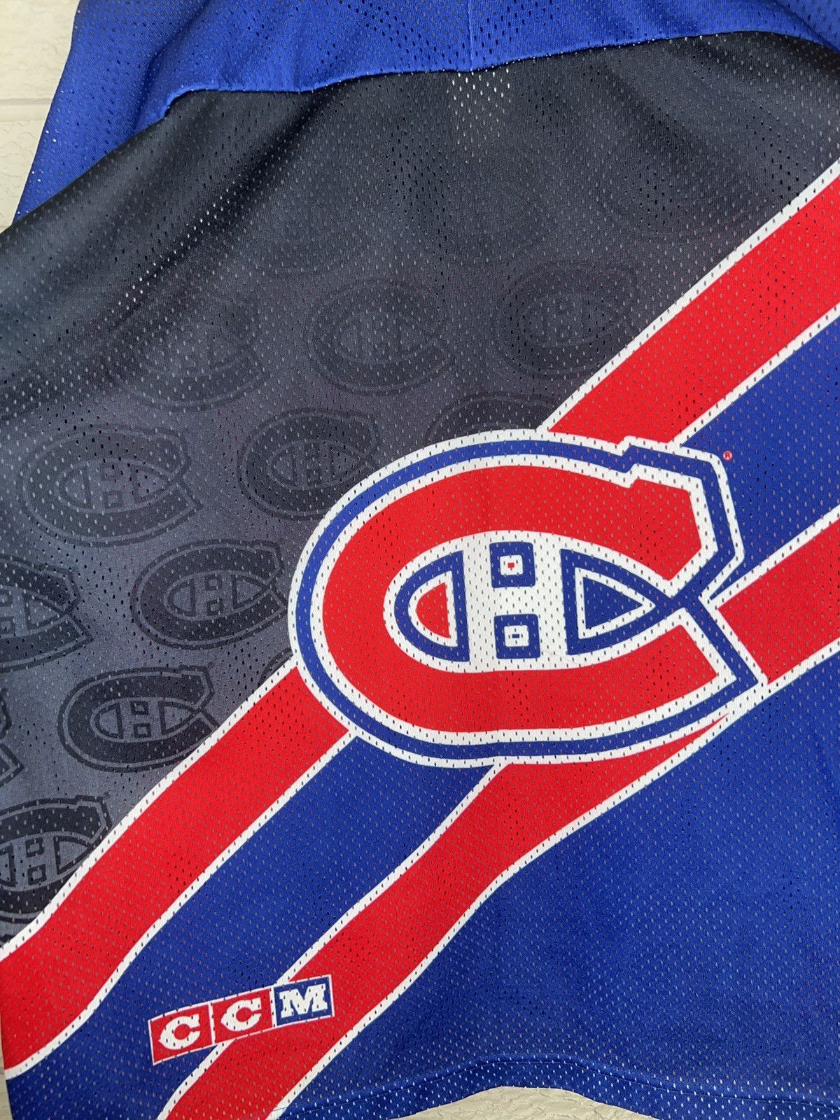 Ccm Vintage CCM Montreal Canadians AOP Mesh Jersey Size US XL / EU 56 / 4 - 4 Thumbnail