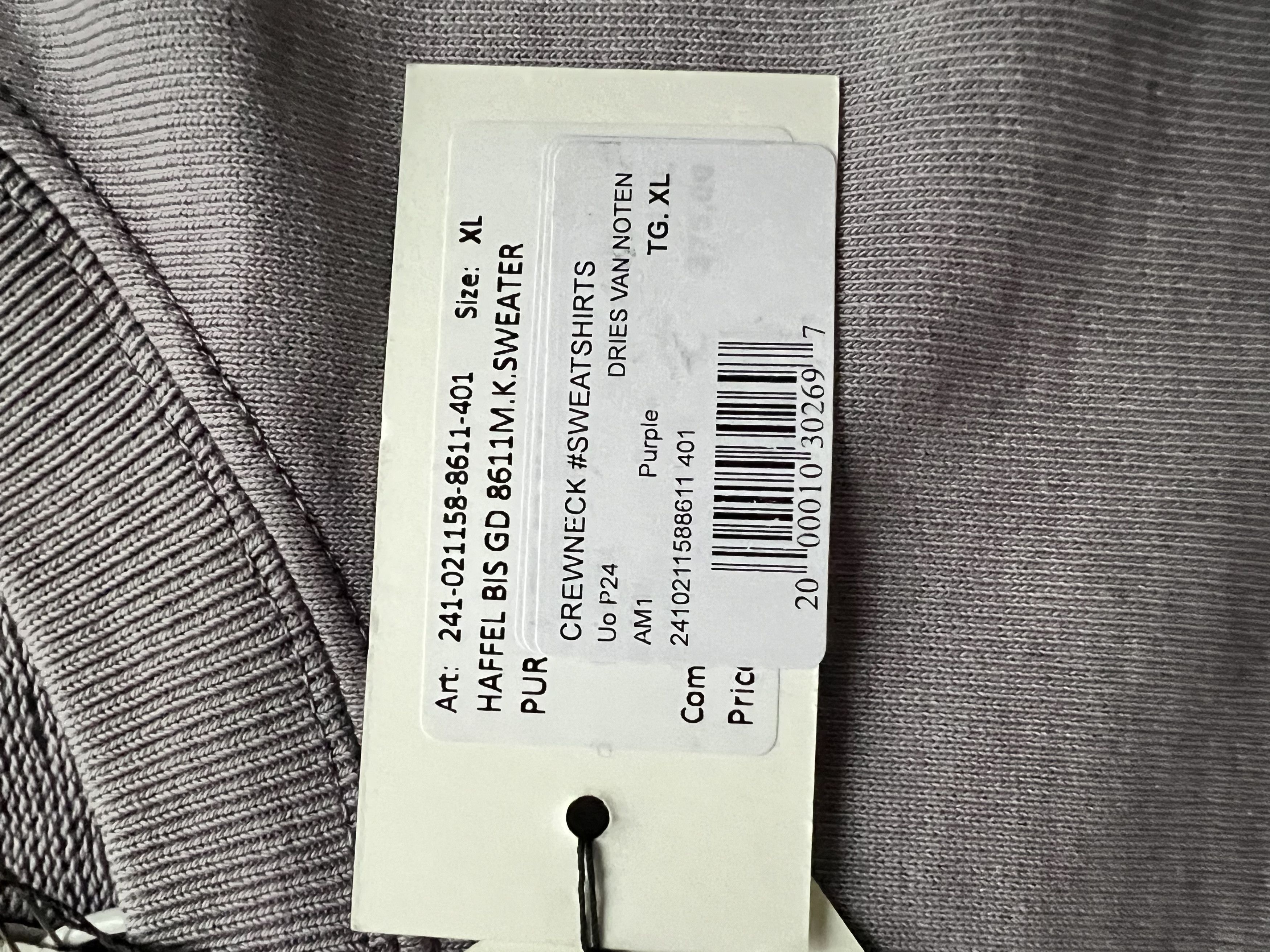 Dries Van Noten Dries Van Noten Sweatshirt Jersey Faded Size US XL / EU 56 / 4 - 11 Thumbnail