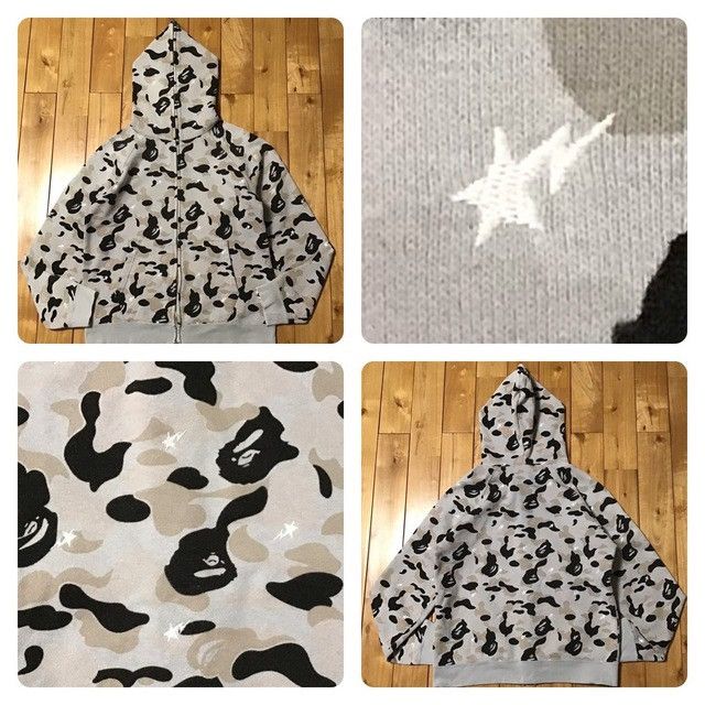 Bape ABC CAMO BAPE STA full zip hoodie a bathing ape star NIGO Size US S / EU 44-46 / 1 - 1 Thumbnail