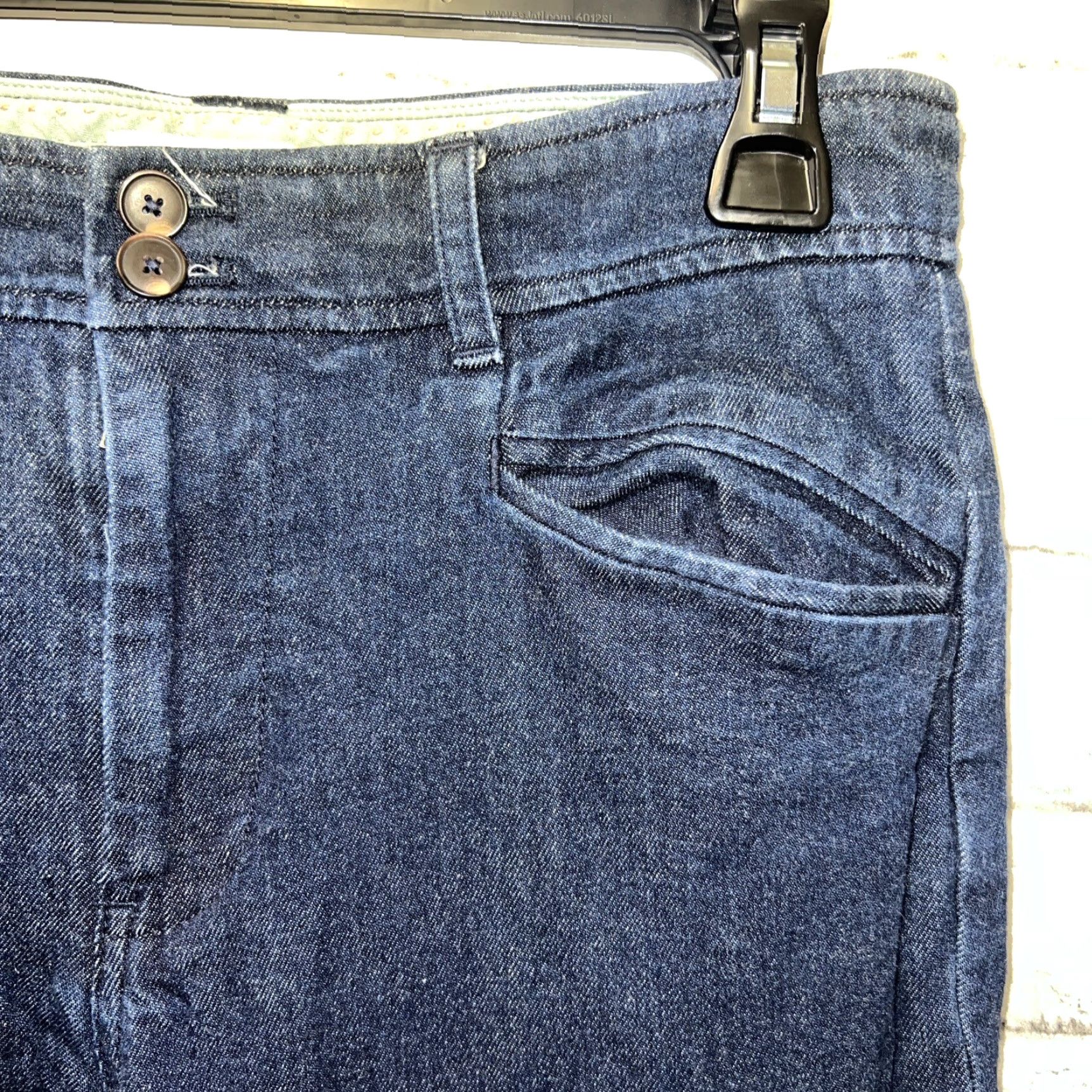 Anthropologie Anthropologie The Essential Trouser Jeans Womens Size 8 Skinny 31” Inseam Blue Jeans Womens Size 30" / US 8 / IT 44 - 2 Thumbnail