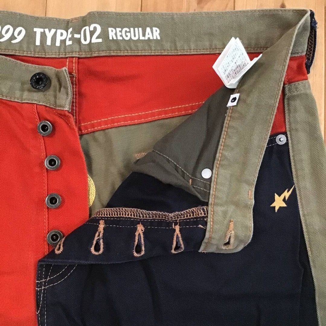 Bape BAPE Milo Embroidered Crazy Pants a bathing ape ★size XL Size US 36 / EU 52 - 7 Thumbnail