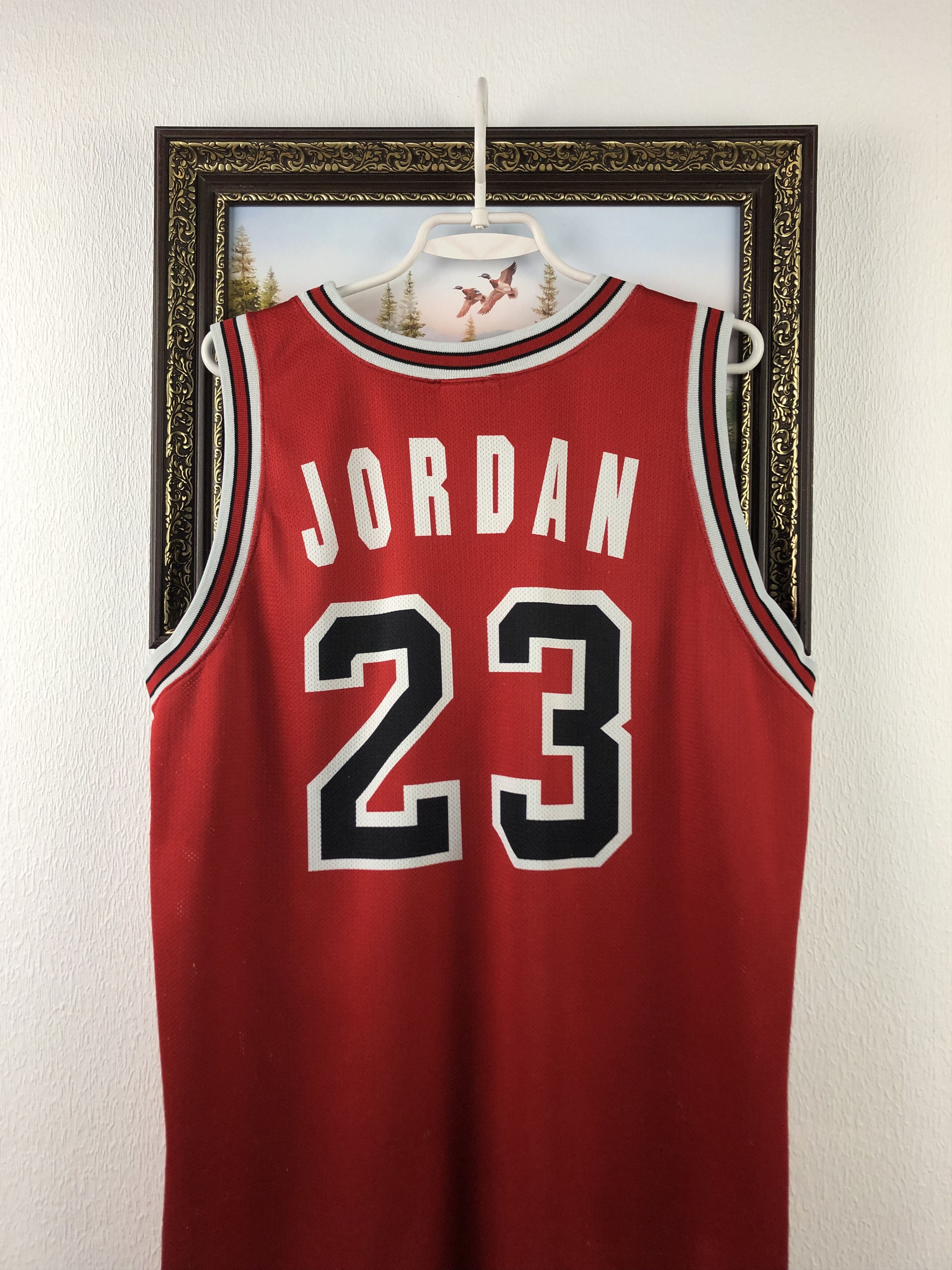 Champion Vintage 90's Champion Chicago Bulls Jordan Jersey Shirt Size US L / EU 52-54 / 3 - 14 Thumbnail