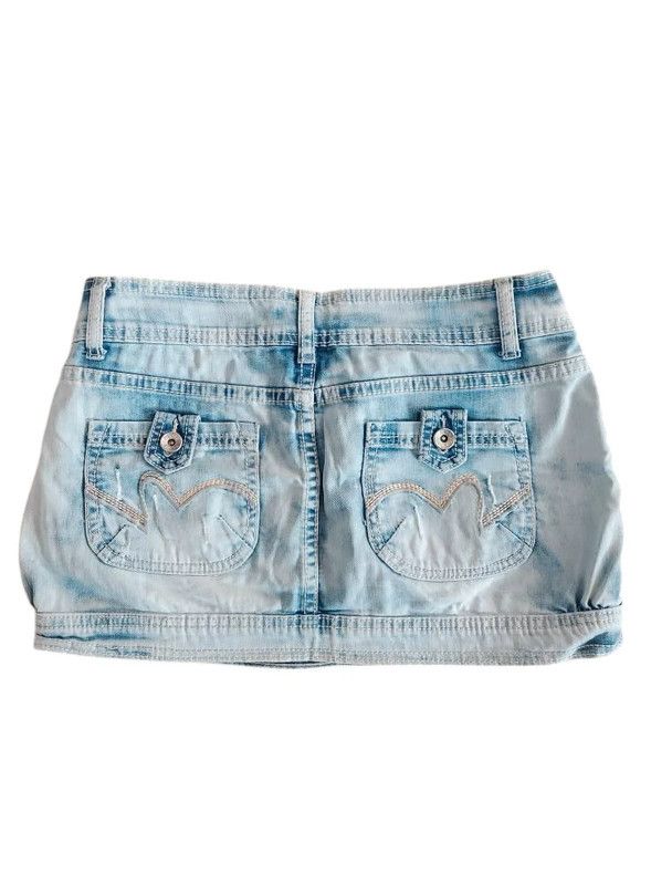 Vintage Vintage mini skirt S/M Size 28" / US 6 / IT 42 - 2 Thumbnail