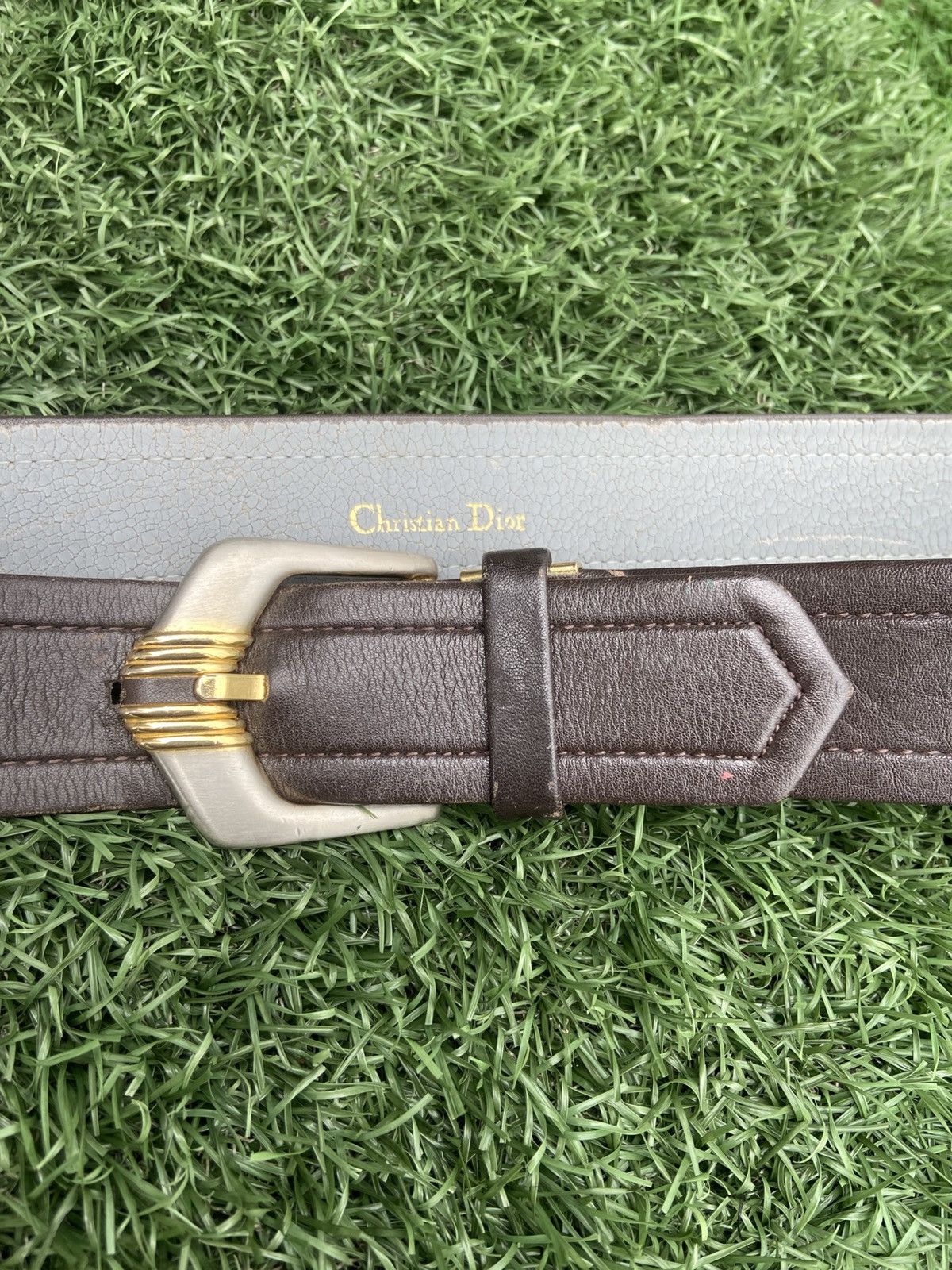 Dior Christian Dior Leather Belt Size ONE SIZE - 1 Thumbnail