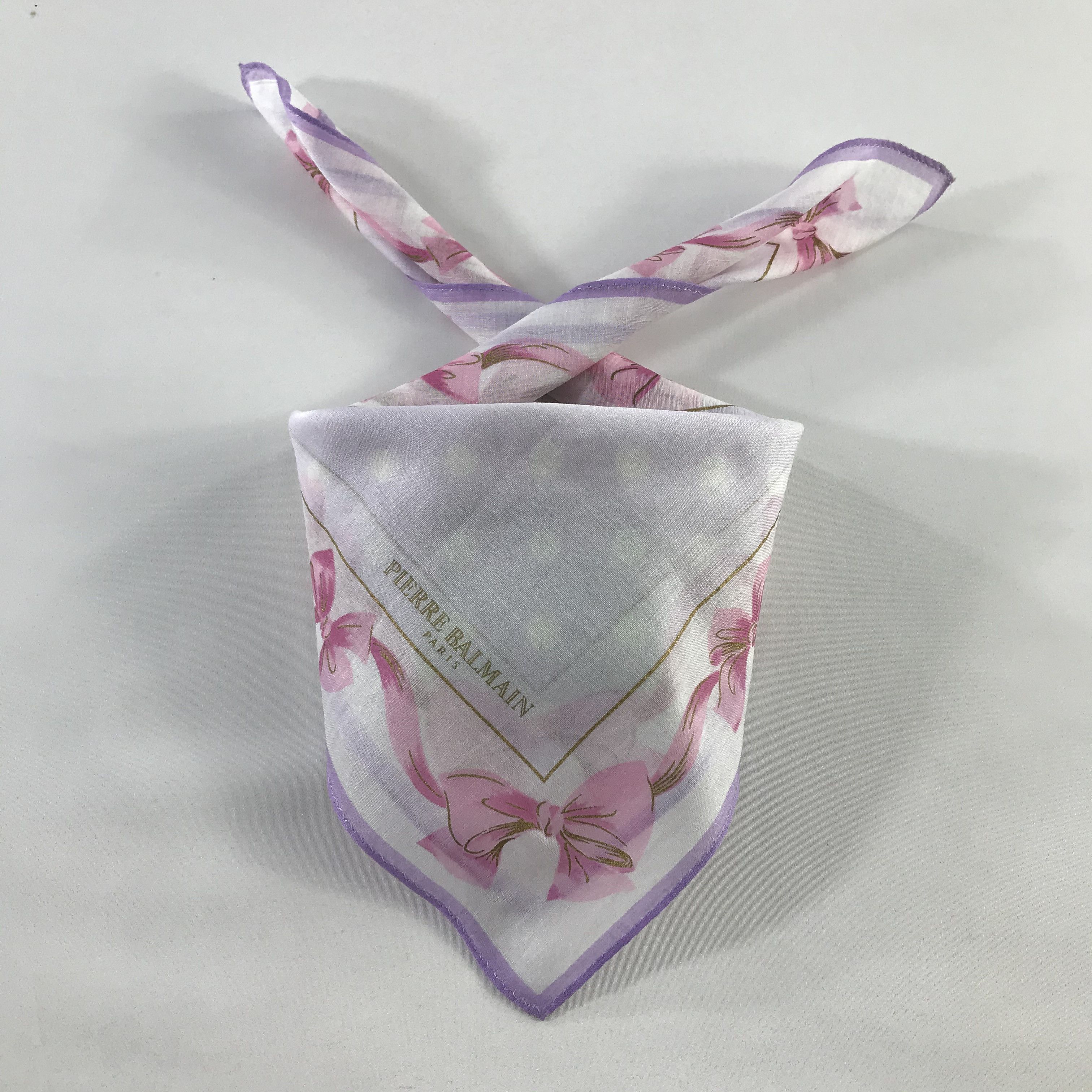 Pierre Balmain × Vintage Pierre Balmain Bandana / Handkerchief / Neckerchief - S443 Size ONE SIZE - 3 Thumbnail