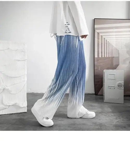 High Sport × Japanese Brand × Jean Man Casual Pants Harajuku Wide Leg Oversize Size US 32 / EU 48 - 4 Thumbnail