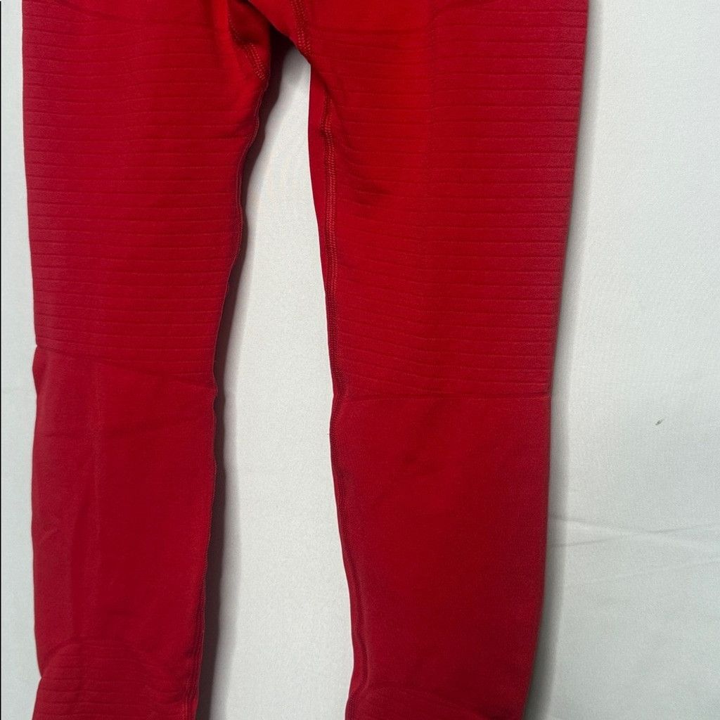 Alphalete Athletics NWOT ALPHALETE OG Revival high rise red workout leggings Sm Size 26" / US 2 / IT 38 - 5 Thumbnail