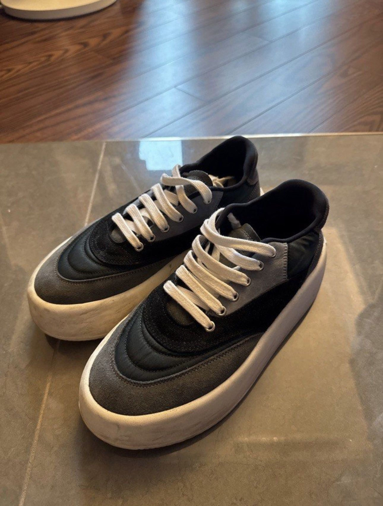 Maison Margiela MM6 Maison Margiela Off-White & Beige shoe Size US 7 / IT 37 - 4 Thumbnail