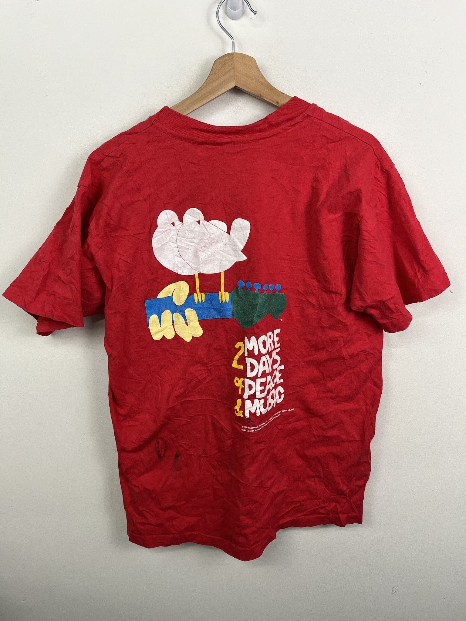 Other Vintage Tee 1994 Woodstock Single Stitch Tee Shirt Woodstock Shirt Size L Size US L / EU 52-54 / 3 - 1 Thumbnail