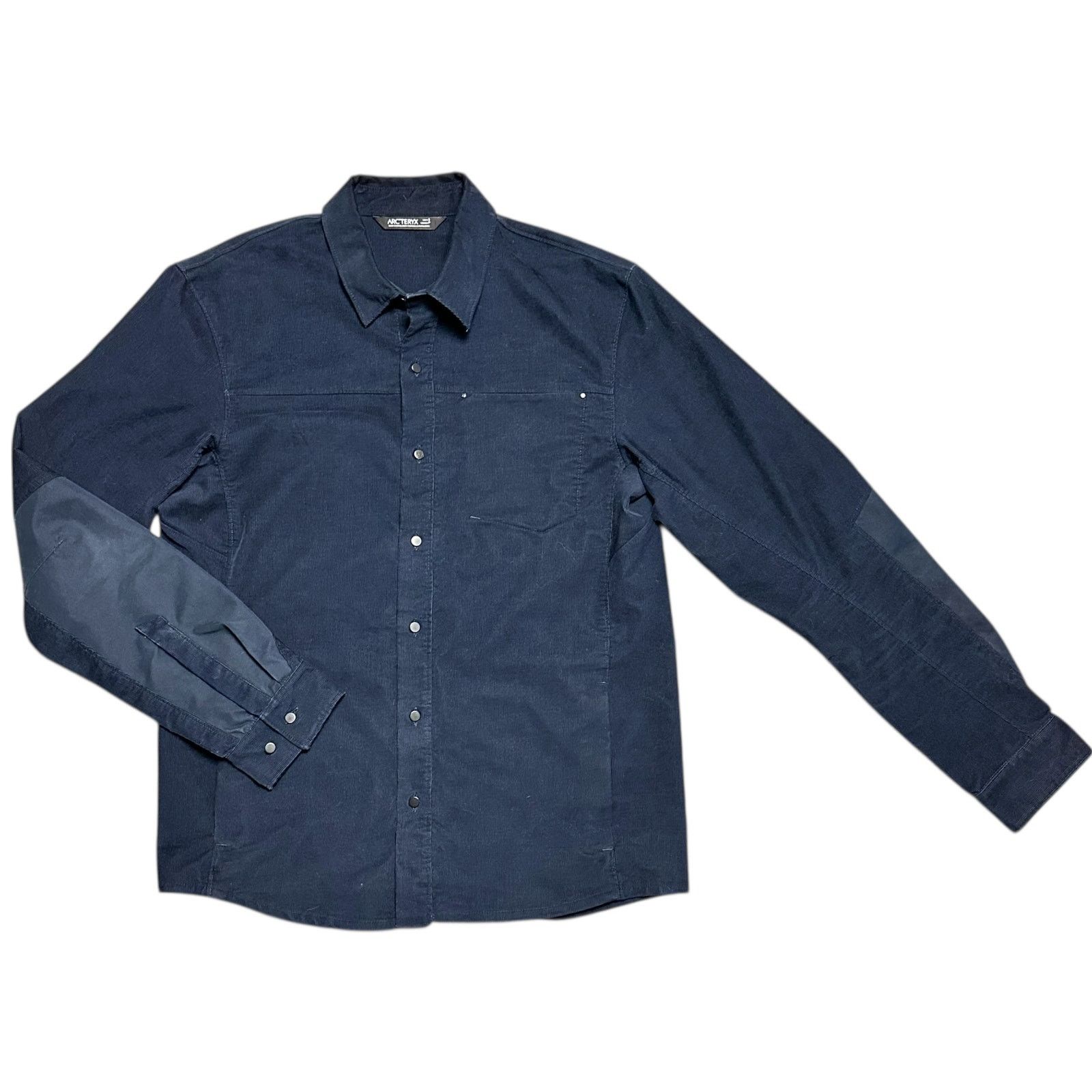 Arc'teryx Arc'teryx Merlon Corduroy Canvas Work Shirt Blue Workwear Size US S / EU 44-46 / 1 - 1 Thumbnail