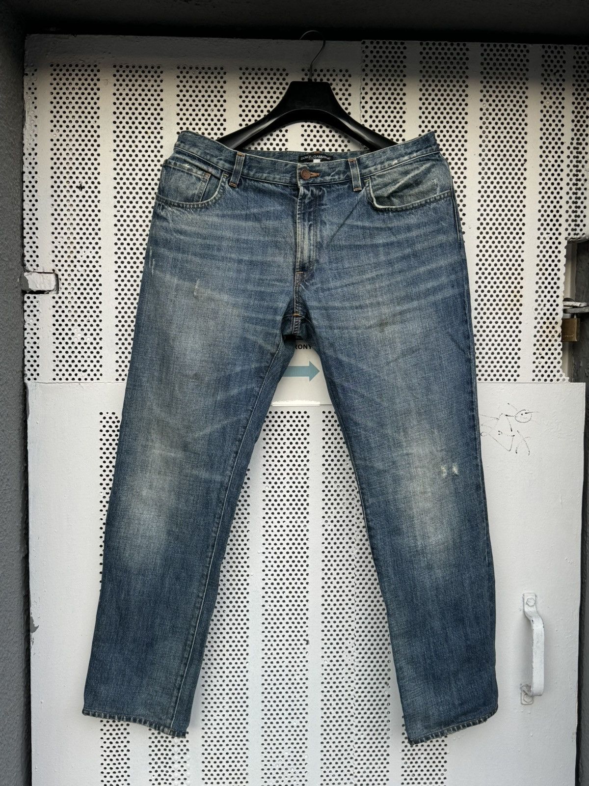 Dolce & Gabbana × Japanese Brand Vintage Dolce&Gabbana Faded Distressed Jeans Pants Size US 34 / EU 50 - 2 Thumbnail