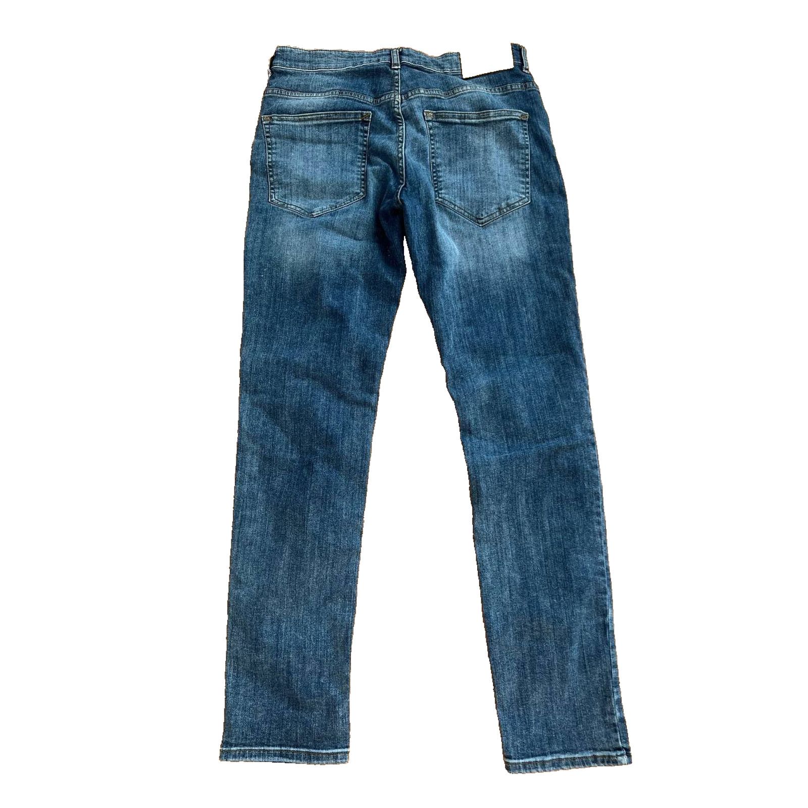 Denim & Co. Denim & Co. Mens Denim Jeans Button Fly Stretc 32/32 A000863 Size US 32 / EU 48 - 4 Thumbnail