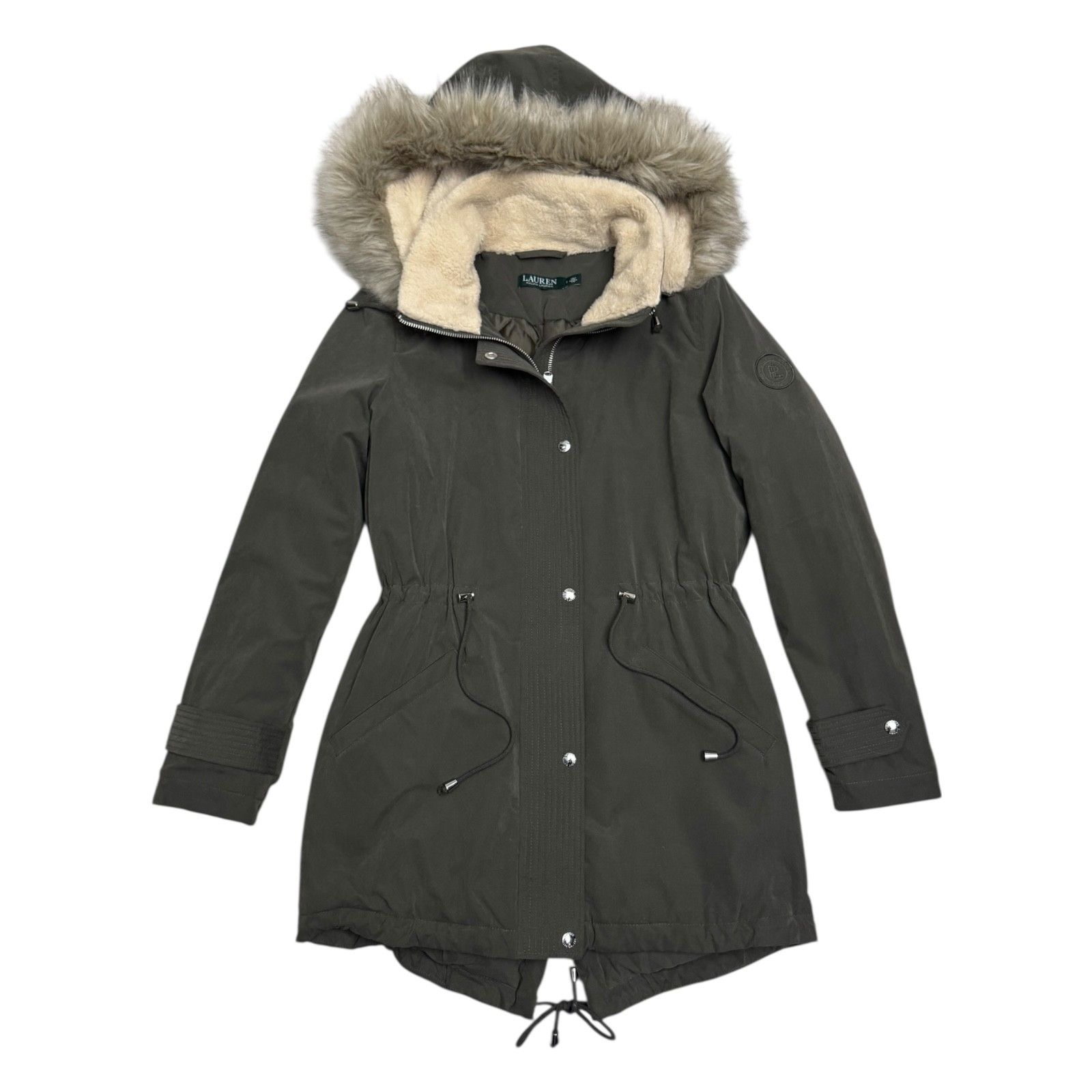Lauren Ralph Lauren LAUREN RALPH LAUREN Faux Fur Winter Parka Jacket Coat Small Size S / US 4 / IT 40 - 1 Thumbnail