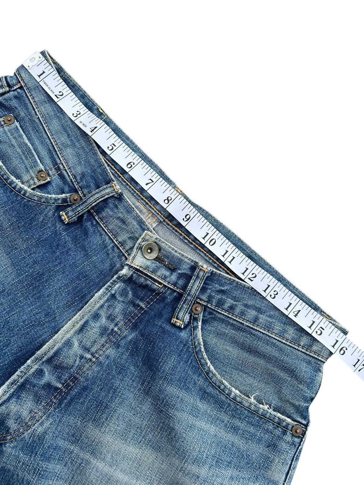 Kapital Vintage Modern Amusement Selvedge Distressed Denim Jeans Size US 32 / EU 48 - 13 Thumbnail