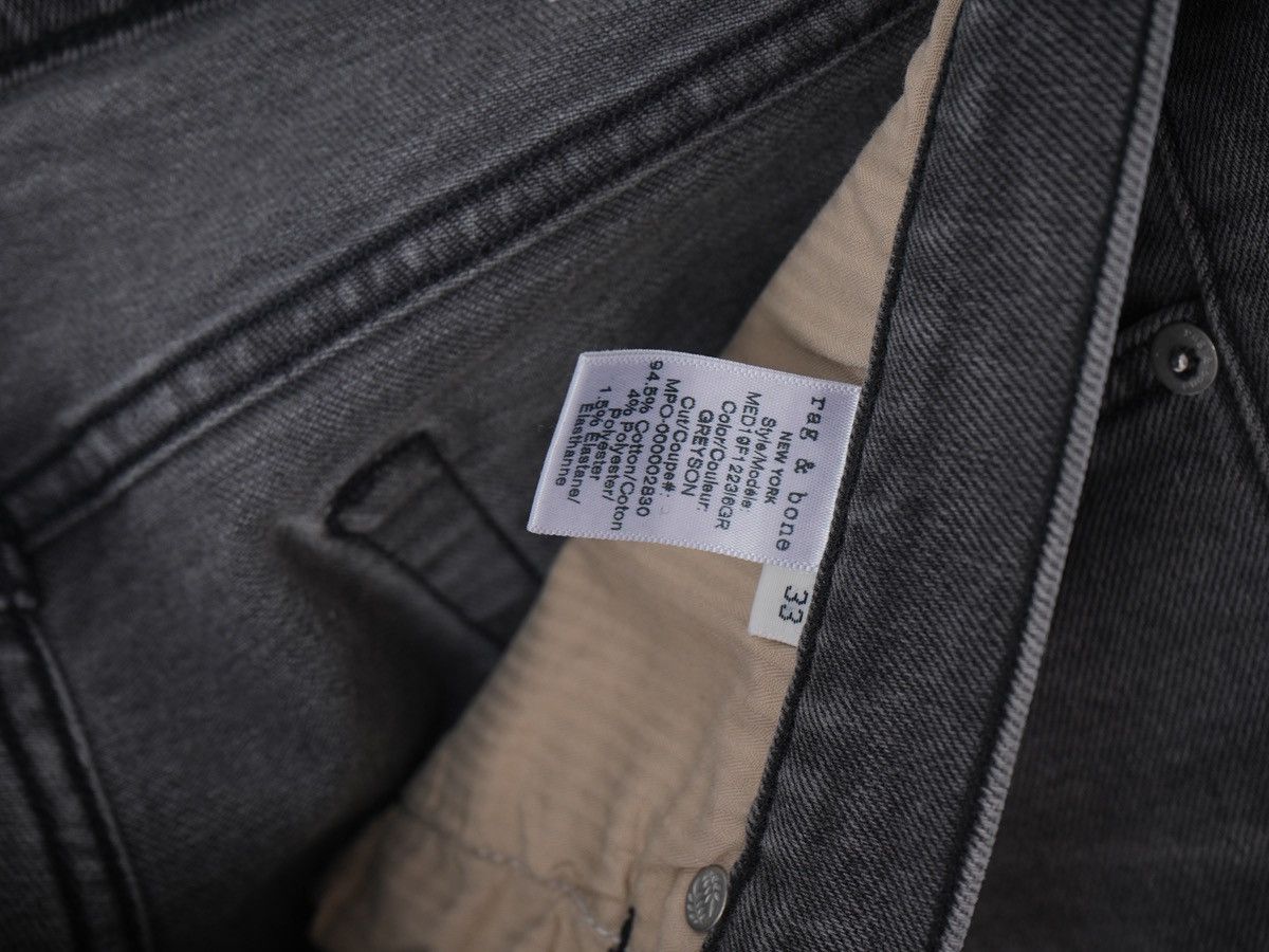 Rag & Bone Rag & Bone straight leg jeans light gray sz 33 Size US 33 - 5 Thumbnail