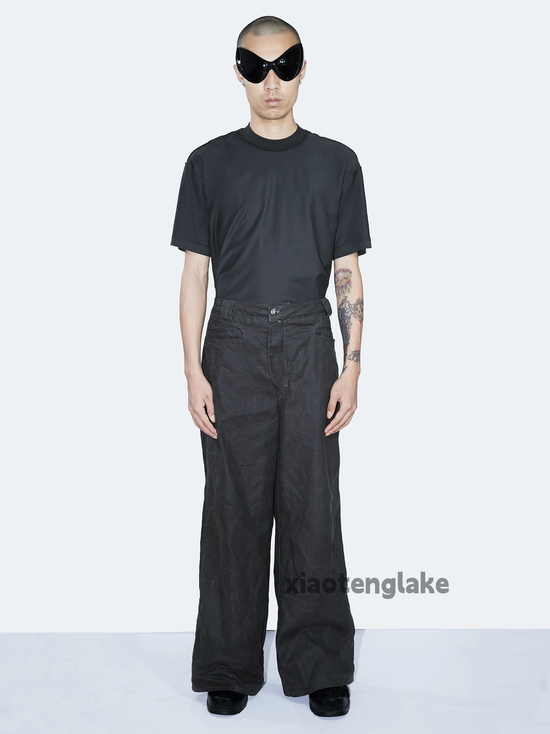 Vintage xtl retro utility punk yuppie grunge faded cargo pants Size US 30 / EU 46 - 1 Thumbnail
