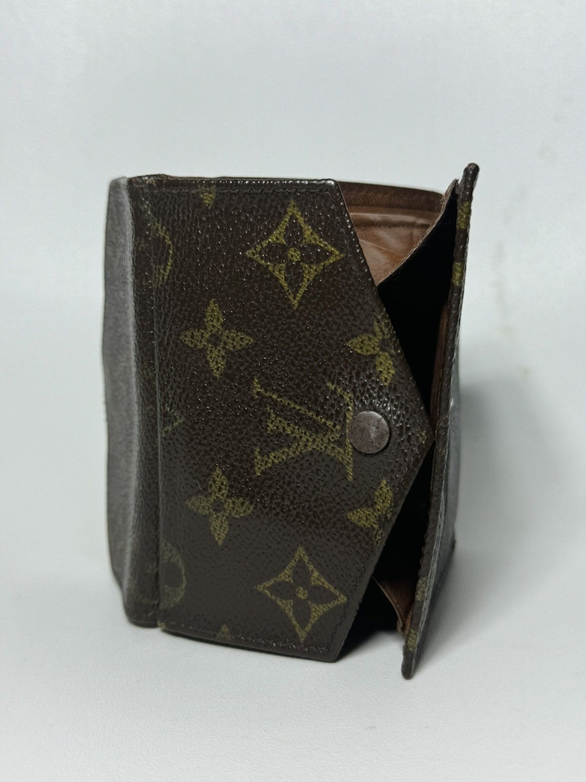 Vintage LOUIS VUITTON WALLET PURSE MONOGRAM BROWN Size ONE SIZE - 10 Thumbnail