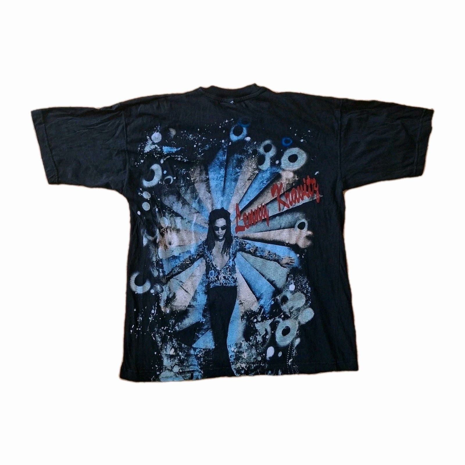 Band Tees Lenny Kravitz Rock Band Tshirt 90s Retro Double Print Size US XL / EU 56 / 4 - 1 Thumbnail