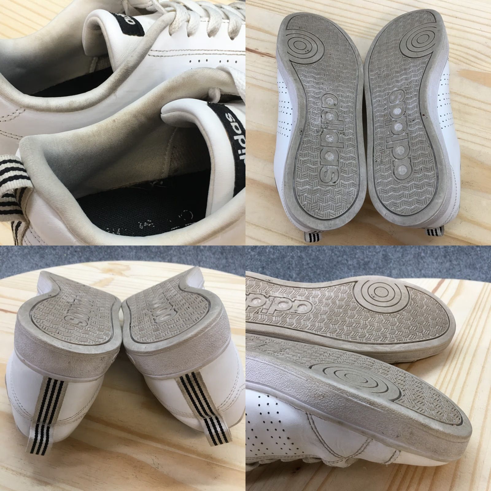 Adidas Adidas Sneaker Womens 8 White Neo Cloudfoam Advantage Lace Up Leather F99091 Size US 8 / IT 38 - 9 Thumbnail