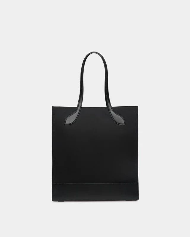 Bally o1s22i1n0225 Size: OS / Nylon & Leather Tote Bag in Black Size ONE SIZE - 2 Thumbnail