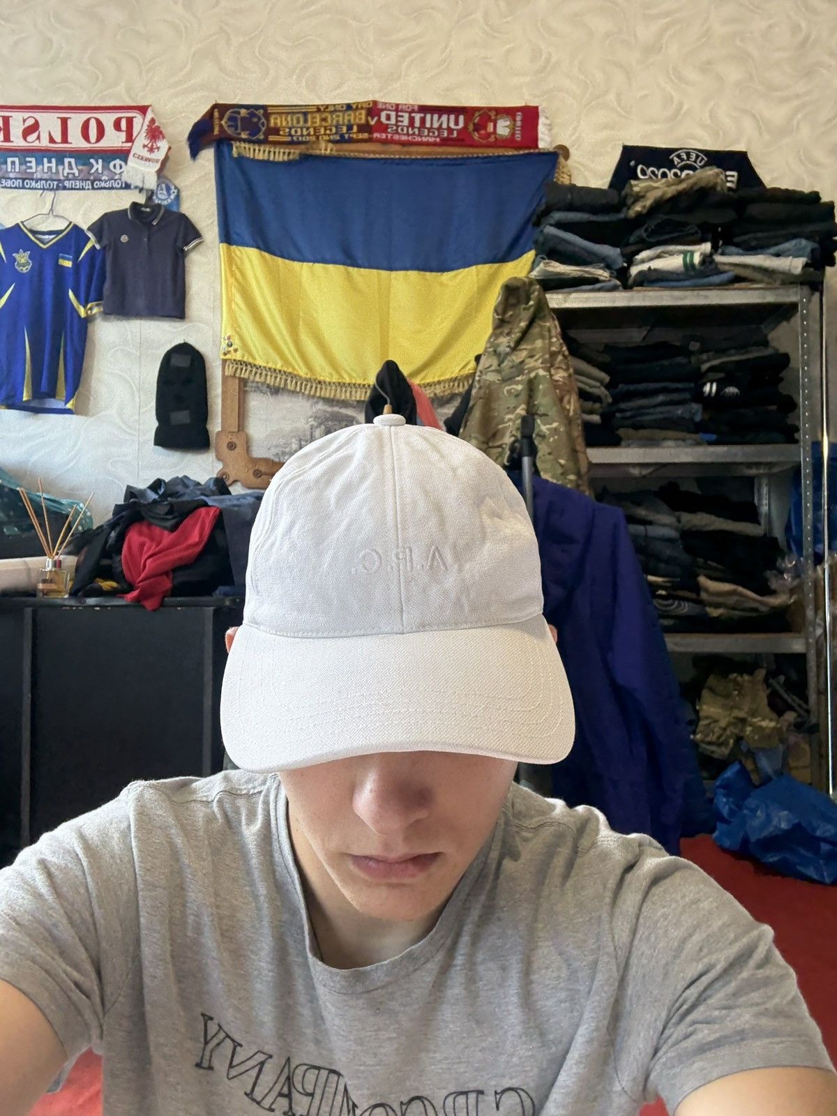 A.P.C. Vintage A.P.C White Cap Size ONE SIZE - 18 Thumbnail
