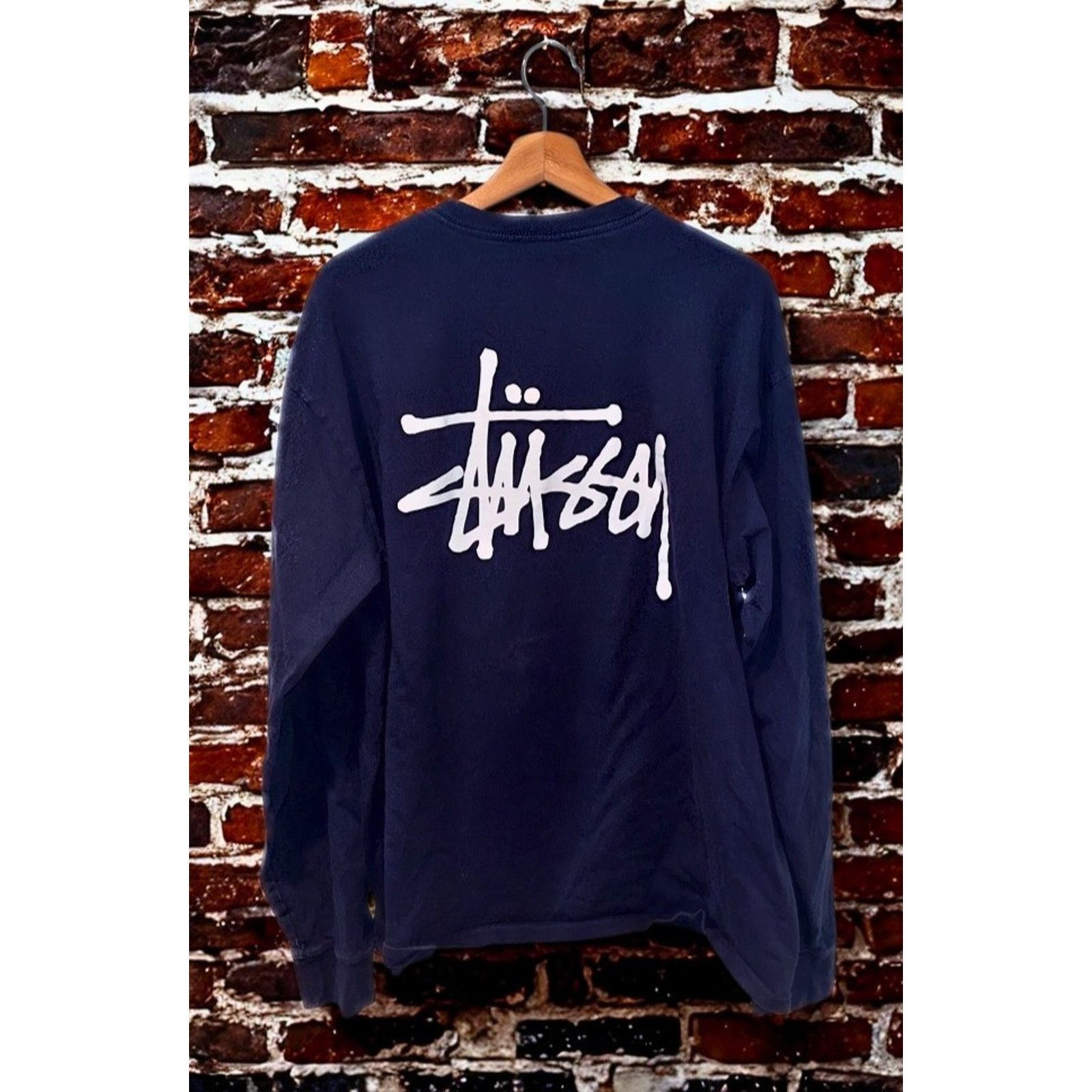 Stussy Long Sleeve T Shirt Sz. XL Graphic Streetwear Skate