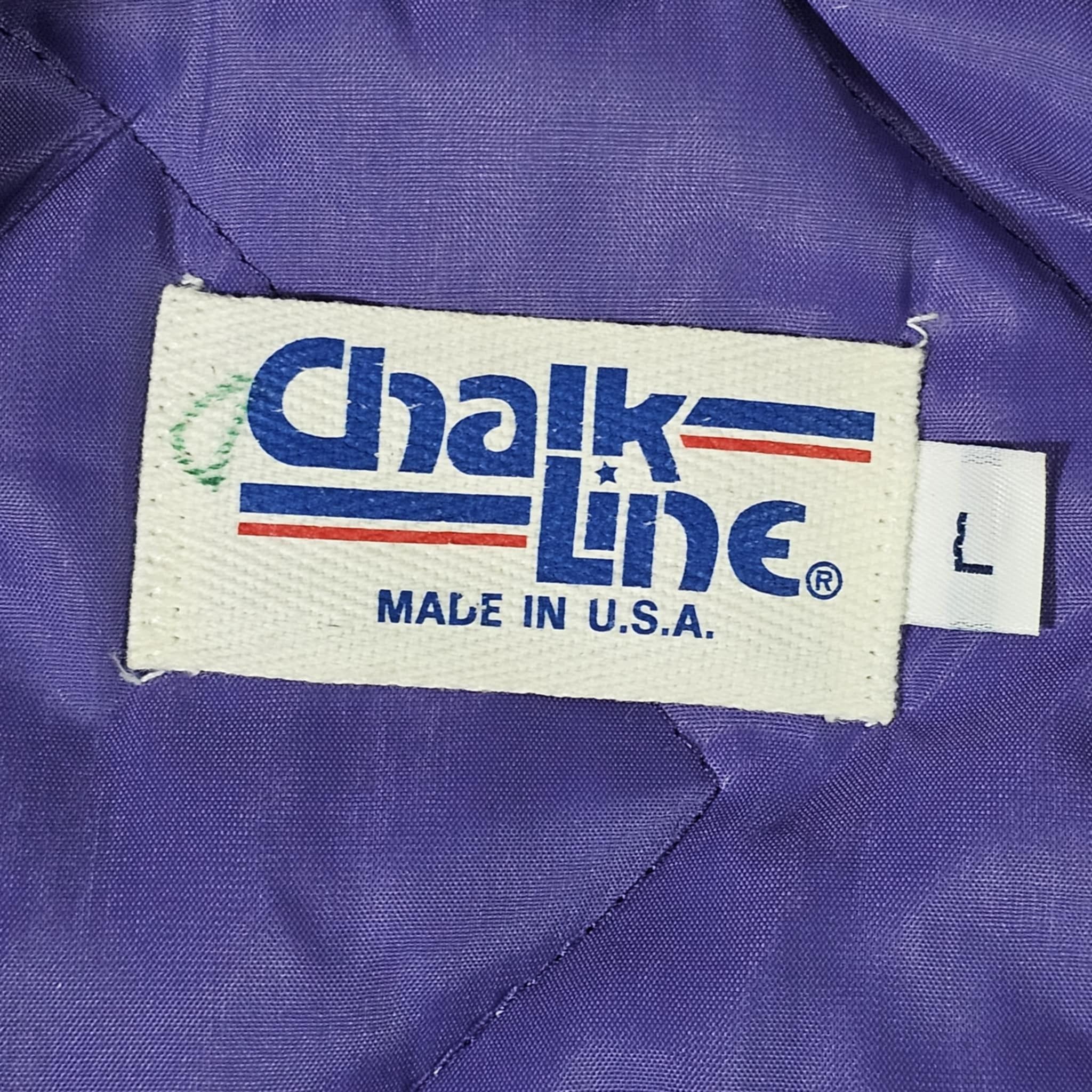 Chalk Line × Vintage Washington Huskies Vintage 80s Chalk Line Bomber Jacket Size US L / EU 52-54 / 3 - 5 Thumbnail