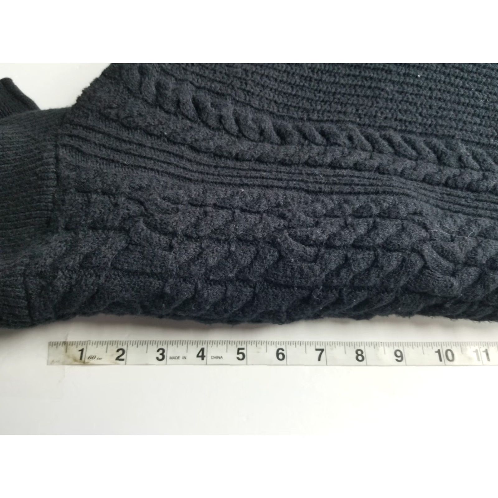 Nili Lotan Nili Lotan x Target Women’s Quarter Zip Cable Knit Pullover Sweater Black Size M Size M / US 6-8 / IT 42-44 - 5 Thumbnail