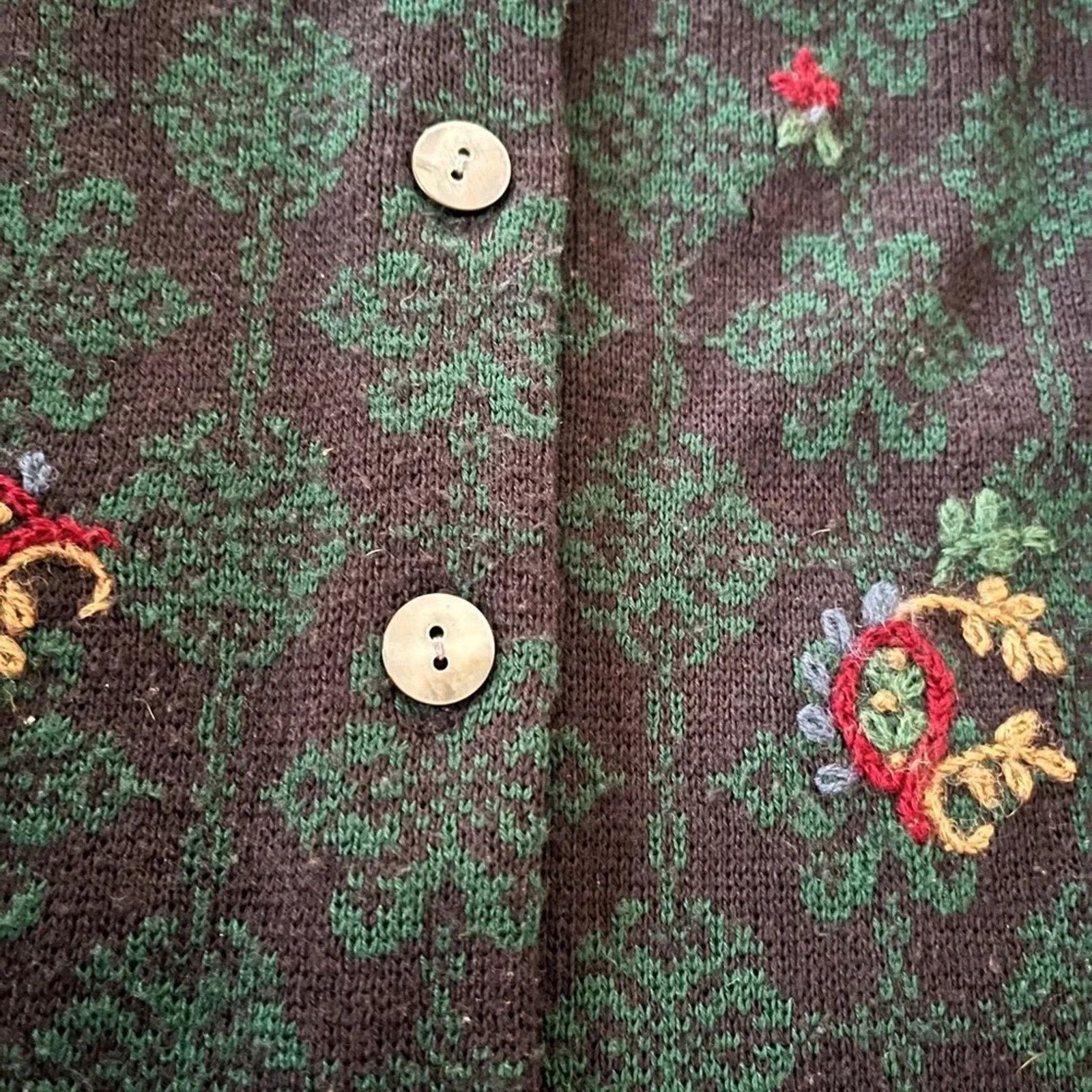 The Unbranded Brand Talbots long sleeve vintage button front cardigan, Large Size L / US 10 / IT 46 - 4 Thumbnail