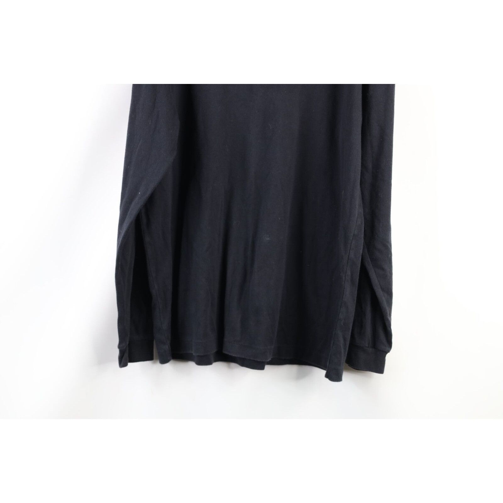 Vintage Vintage 90s Streetwear Faded Long Sleeve Turtleneck T-Shirt Size US L / EU 52-54 / 3 - 8 Thumbnail