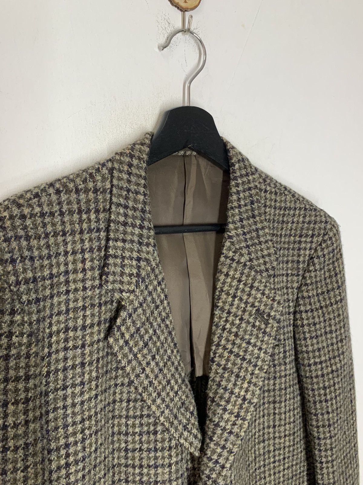 Harris Tweed Vintage Harris Tweed Houndstooth Wool Coat Blazer Size US M / EU 48-50 / 2 - 4 Thumbnail