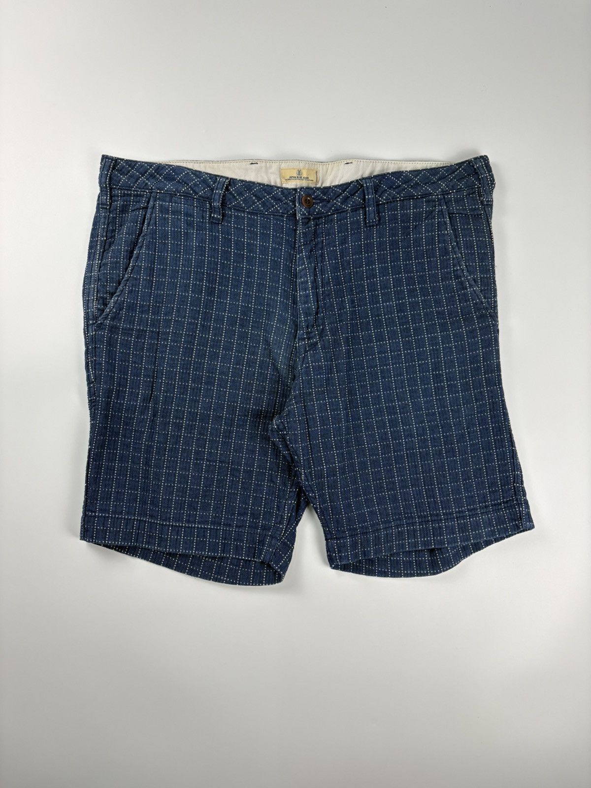 Japan Blue Japan Blue Sashiko Shorts Size US 36 / EU 52 - 1 Thumbnail