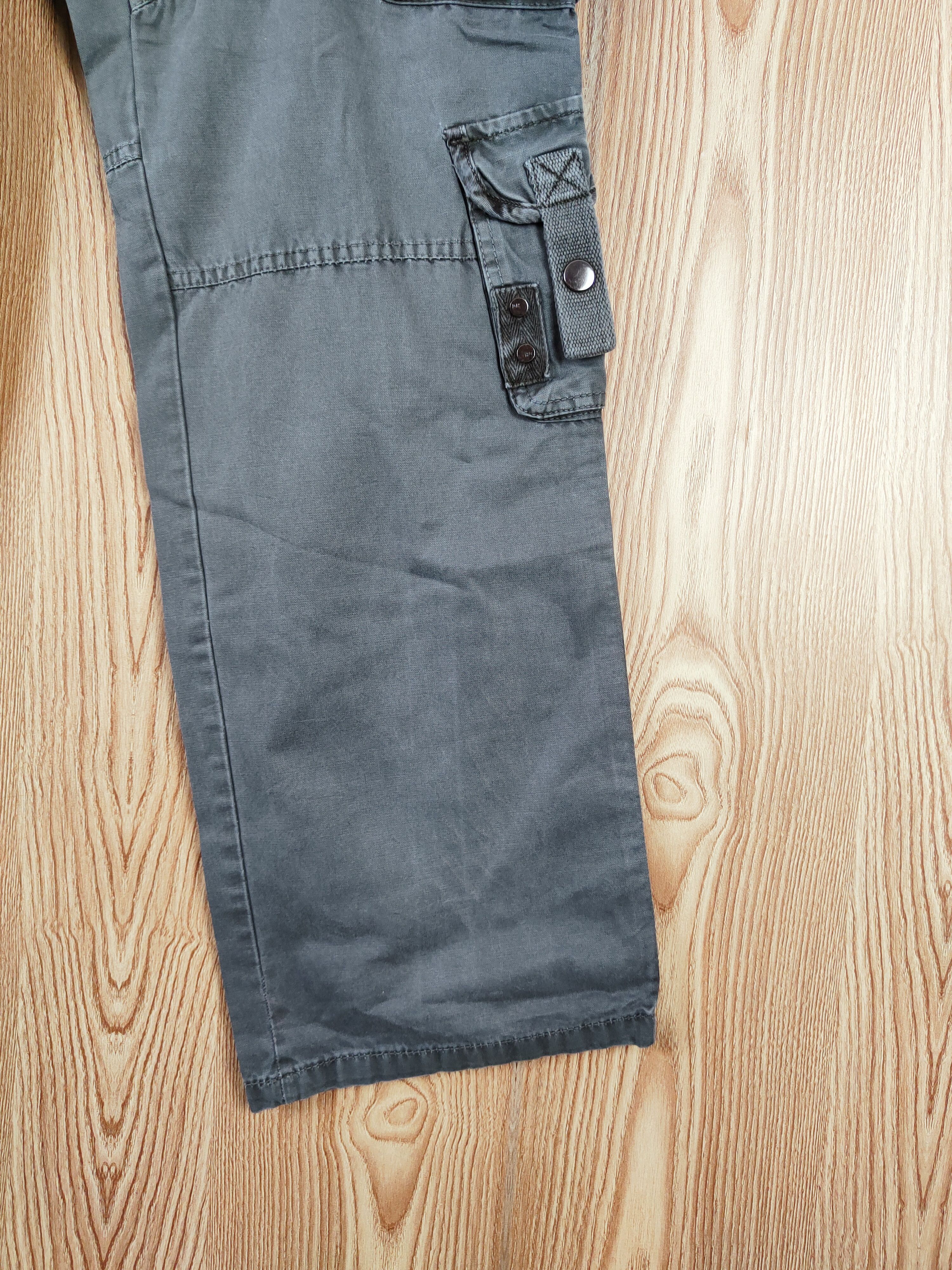 Japanese Brand Blue Keys Dark Gray Multipocket Tactical Cargo Pants #W515 Size US 32 / EU 48 - 7 Thumbnail
