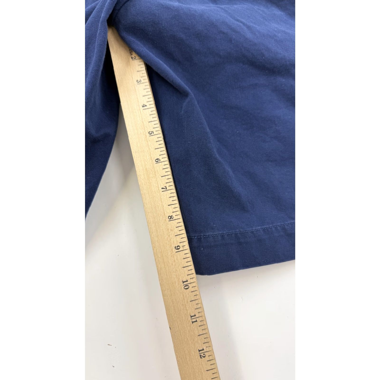 Polo Ralph Lauren Polo Ralph Lauren Shorts Mens 40 Relaxed Fit Chino Casual Navy Blue 9 in Inseam Cotton Breathable Pockets Front Flat Front Vintage No Womens Mens Size US L / EU 52-54 / 3 - 6 Thumbnail