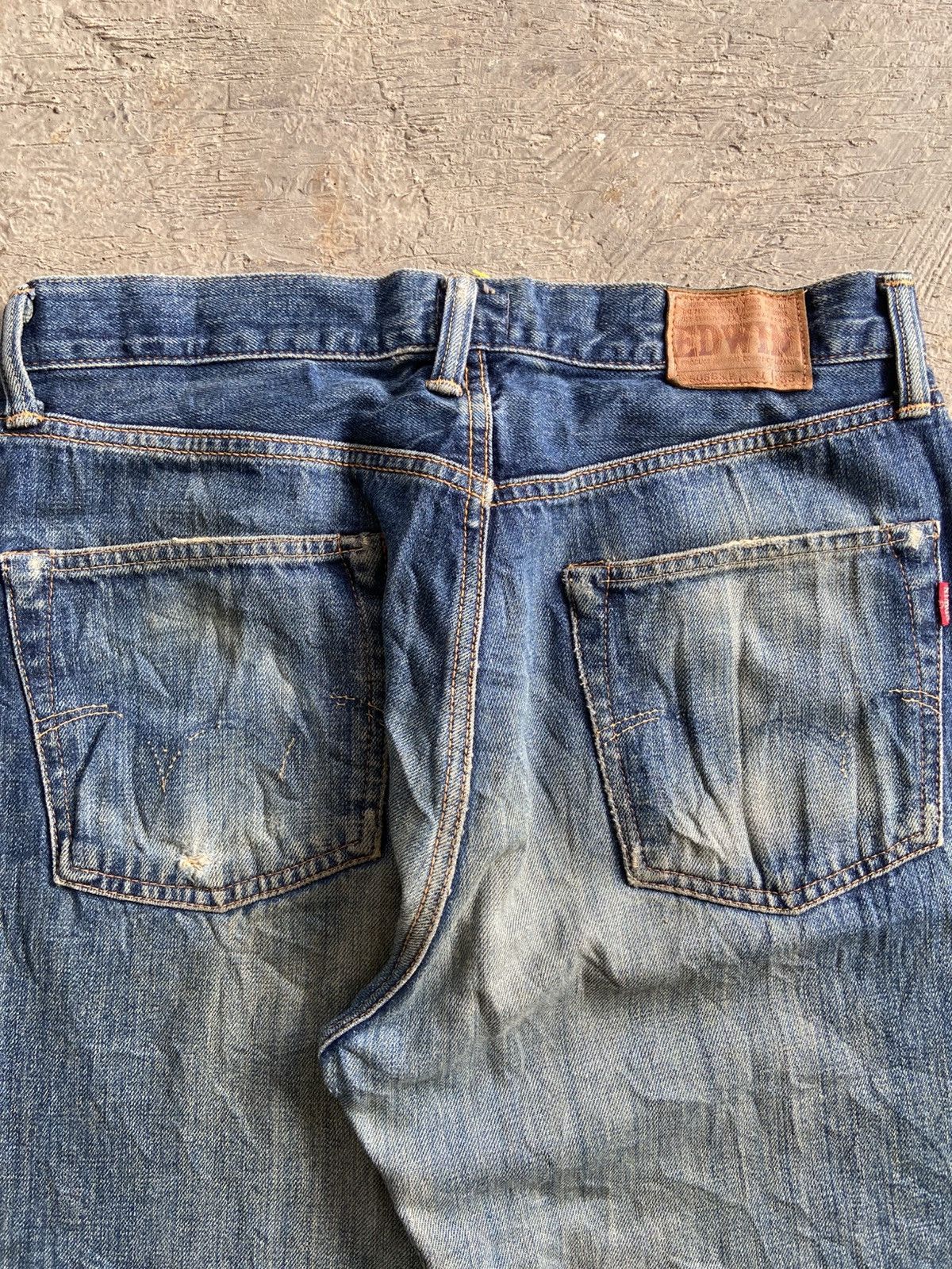 Edwin 1990s Edwin 505S - Vintage Ripped Selvedge Denim Pants Size US 31 - 13 Thumbnail