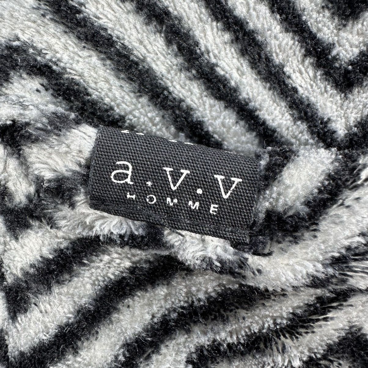 Japanese Brand Vintage A.V.V Homme Pullover Herringbone Fleece Turtle Neck Size US M / EU 48-50 / 2 - 10 Thumbnail